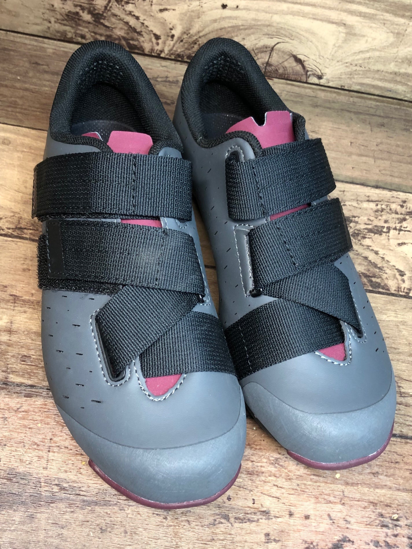 IJ959 フィジーク fizik テラ TERRA POWERSTRAP X4 SHOES ビンディングシューズ SPD グレー EU38
