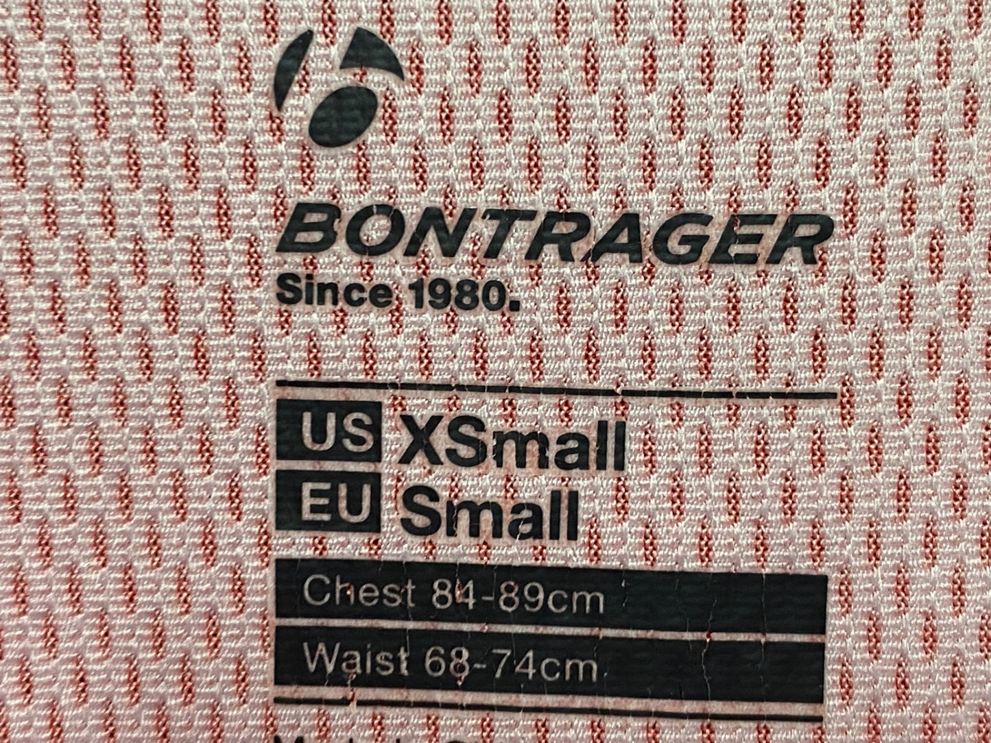 IY724 ボントレガー BONTRAGER 半袖 サイクルジャージ 赤 グレー XS
