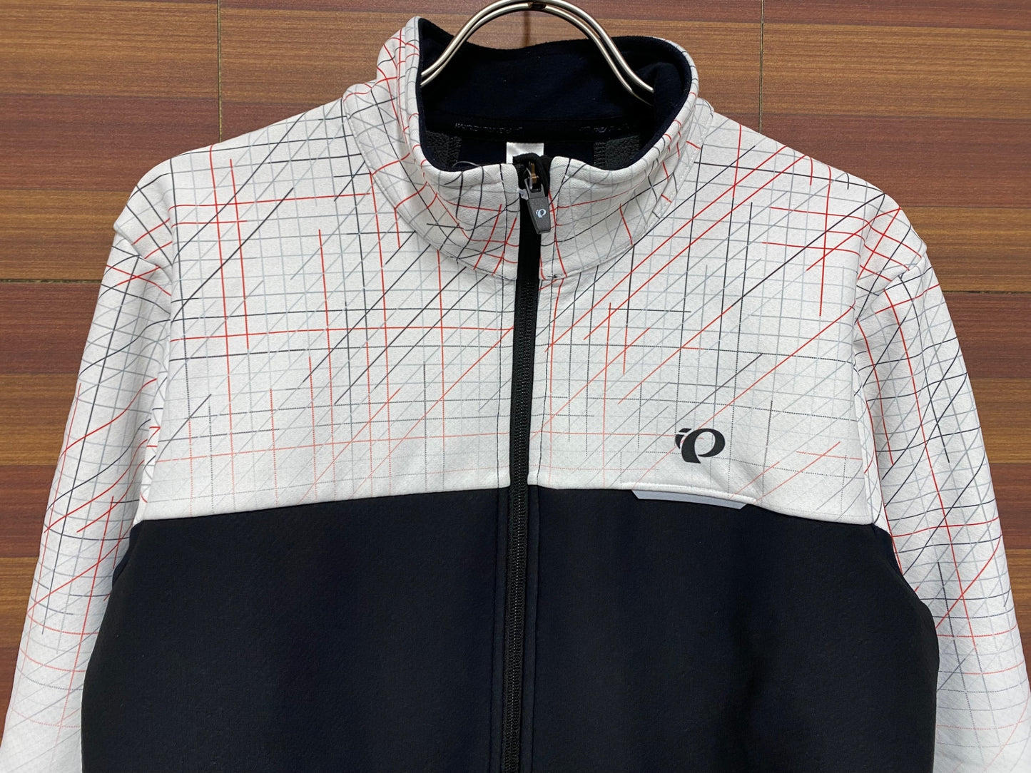 IP289 パールイズミ PEARL iZUMi 長袖 サイクルジャケット 黒 白 L 裏起毛