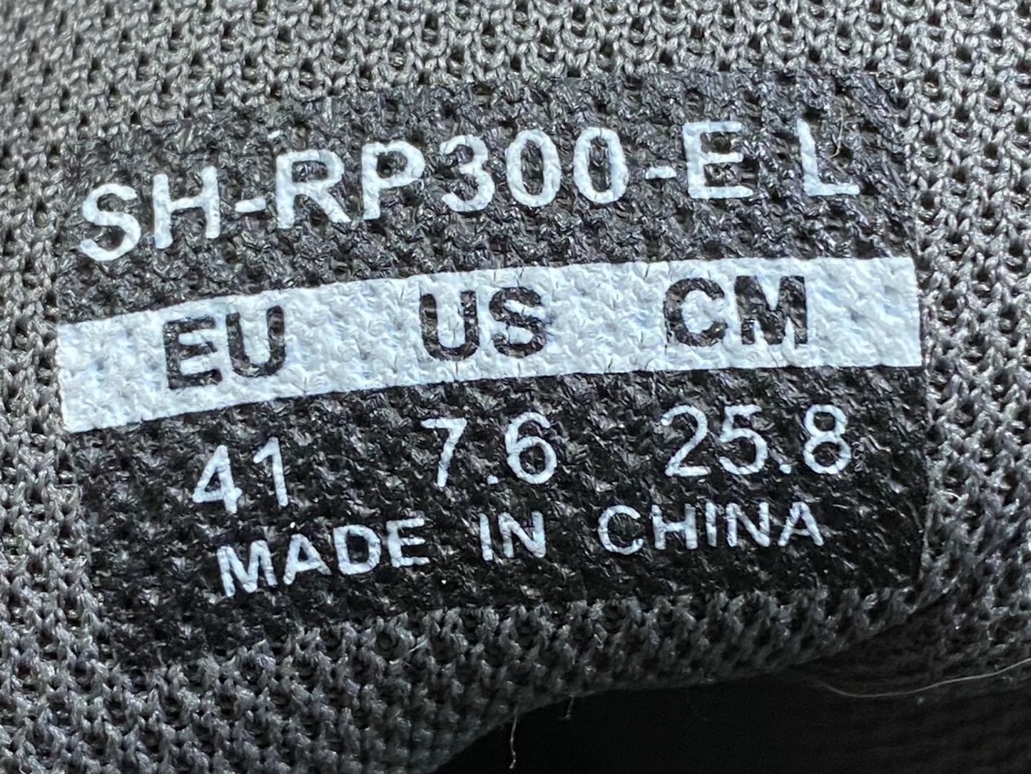 IN193 シマノ SHIMANO RP3 SH-RP300 ビンディングシューズ 黒 EU41 WIDE SPD-SL