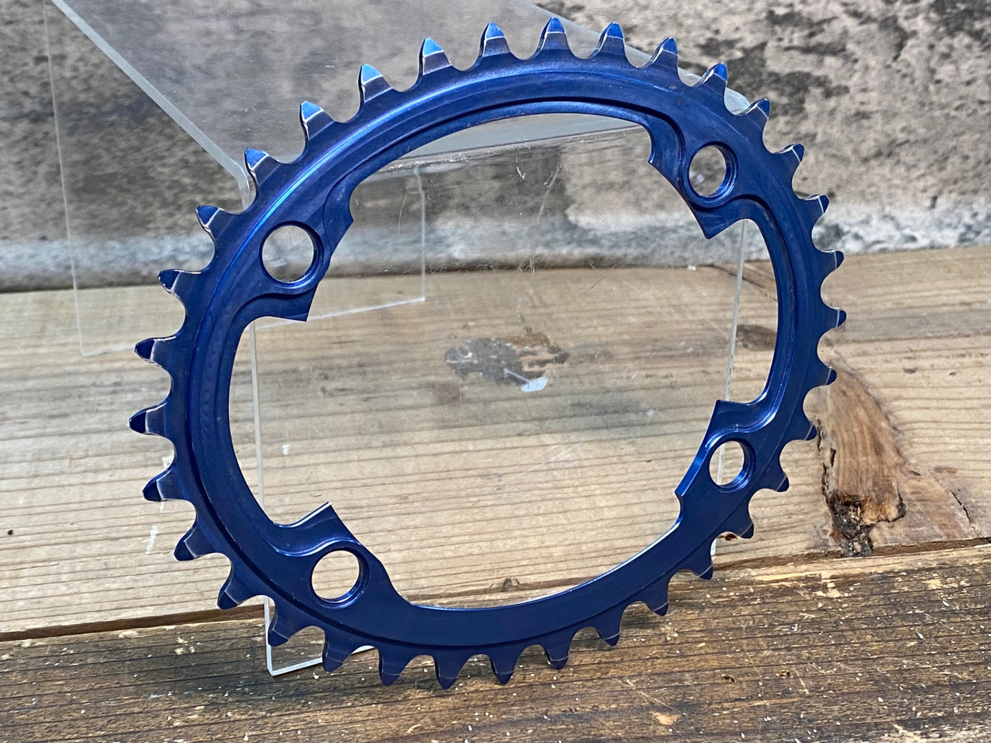 IR759 スミス SMITH バロックギア BAROQUE GEAR 楕円 インナーチェーンリング 34T 青