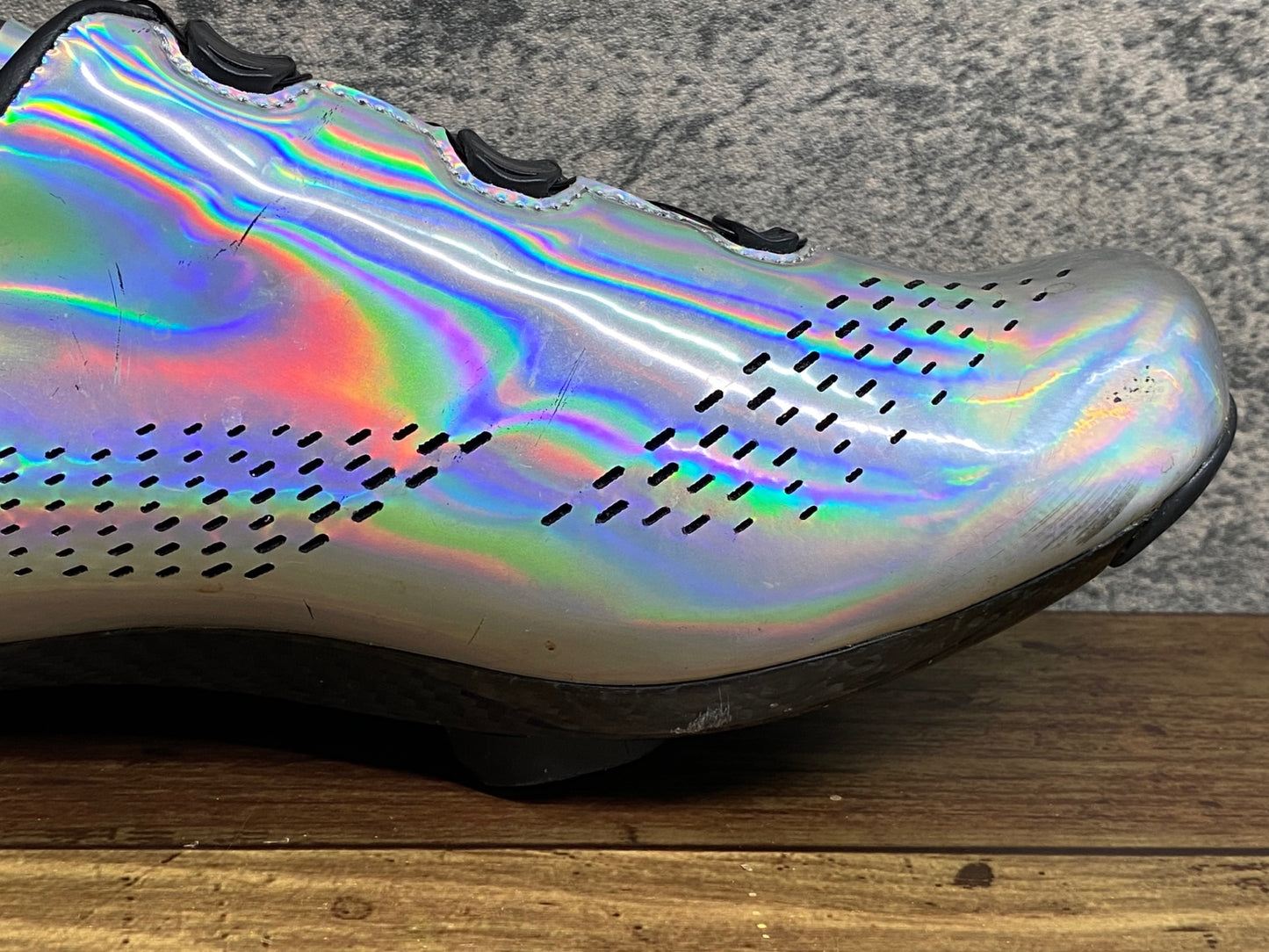 JA485 スパカズ SUPACAZ KAZZE CARBON ROAD ビンディングシューズ BOA 3穴 ホログラム EU42.5 ※インソール無