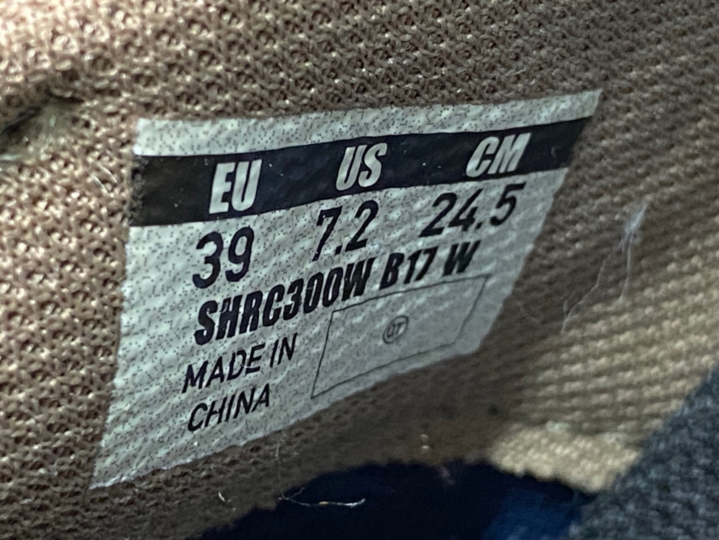 IW389 シマノ SHIMANO RC3 SHRC300W ビンディングシューズ SPD-SL EU39 ネイビー