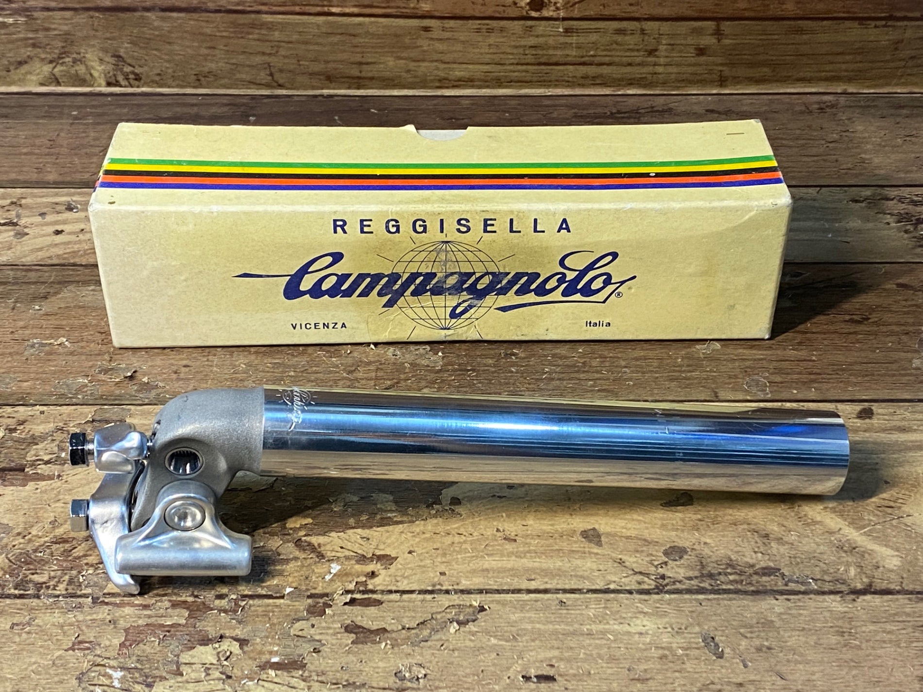 HX854 カンパニョーロ CAMPAGNOLO NUOVO RECORD アルミ シートポスト Φ27.2 180mm