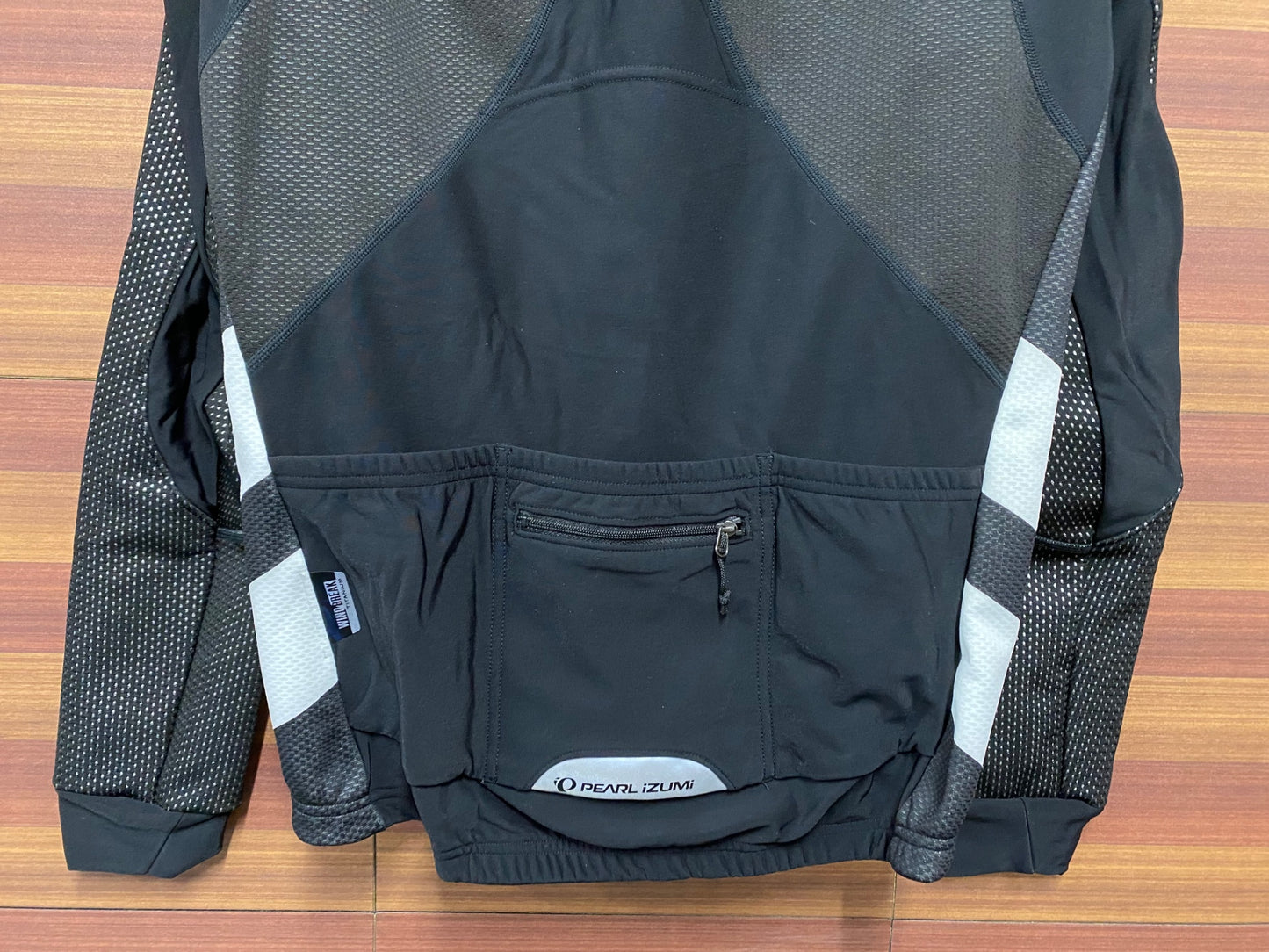 IP611 パールイズミ PEARL iZUMi 長袖 サイクルジャケット 黒 M 裏起毛 WIND BREAK TITANIUM