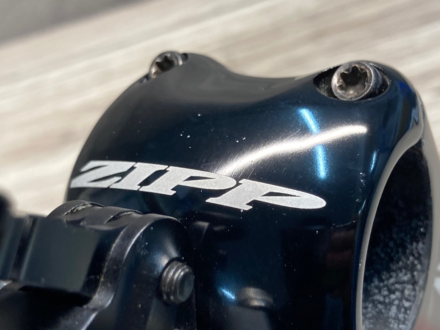 IX138 ジップ ZIPP SL SPRINT カーボン ステム 100mm Φ31.8 OS 12° Rec-Mountベース付属カスタム ※コラム内側破損疑いのためジャンク