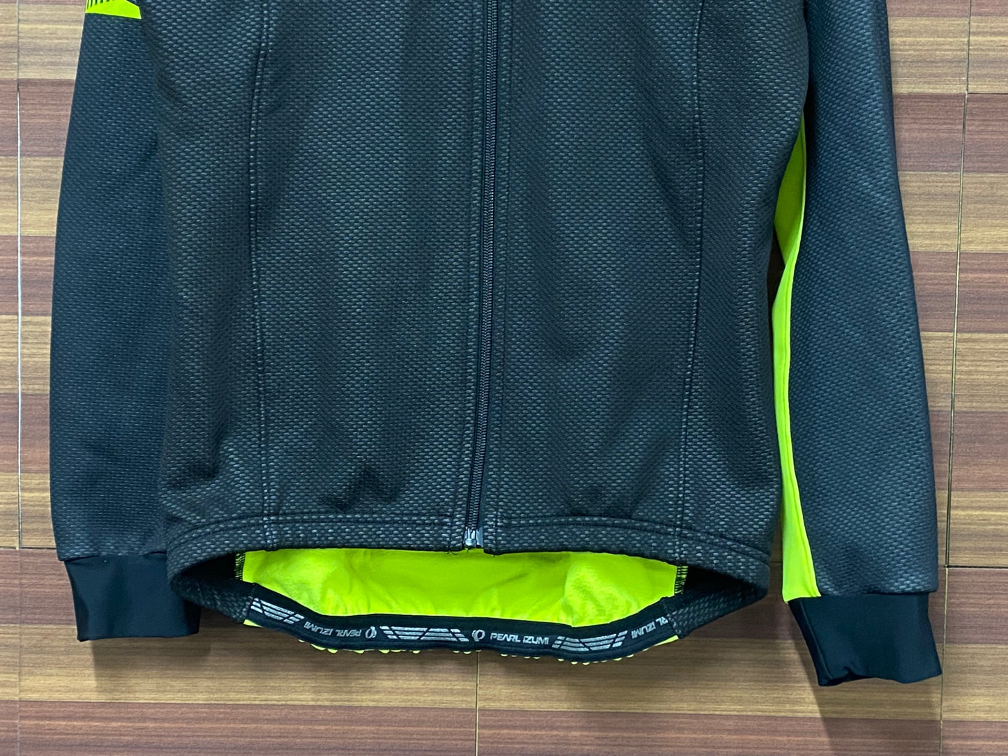 IP592 パールイズミ PEARL iZUMi 長袖 サイクルジャケット 黄 M 裏起毛 WINDBREAK