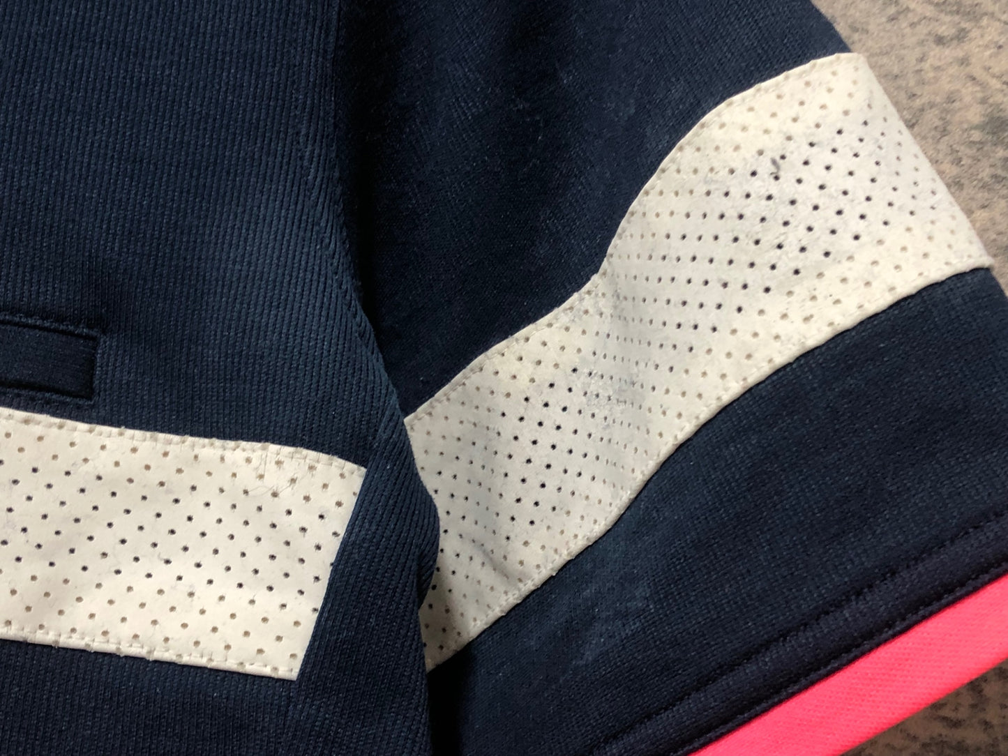 IY087 ラファ Rapha BREVET JERSEY 半袖 サイクルジャージ 紺 S