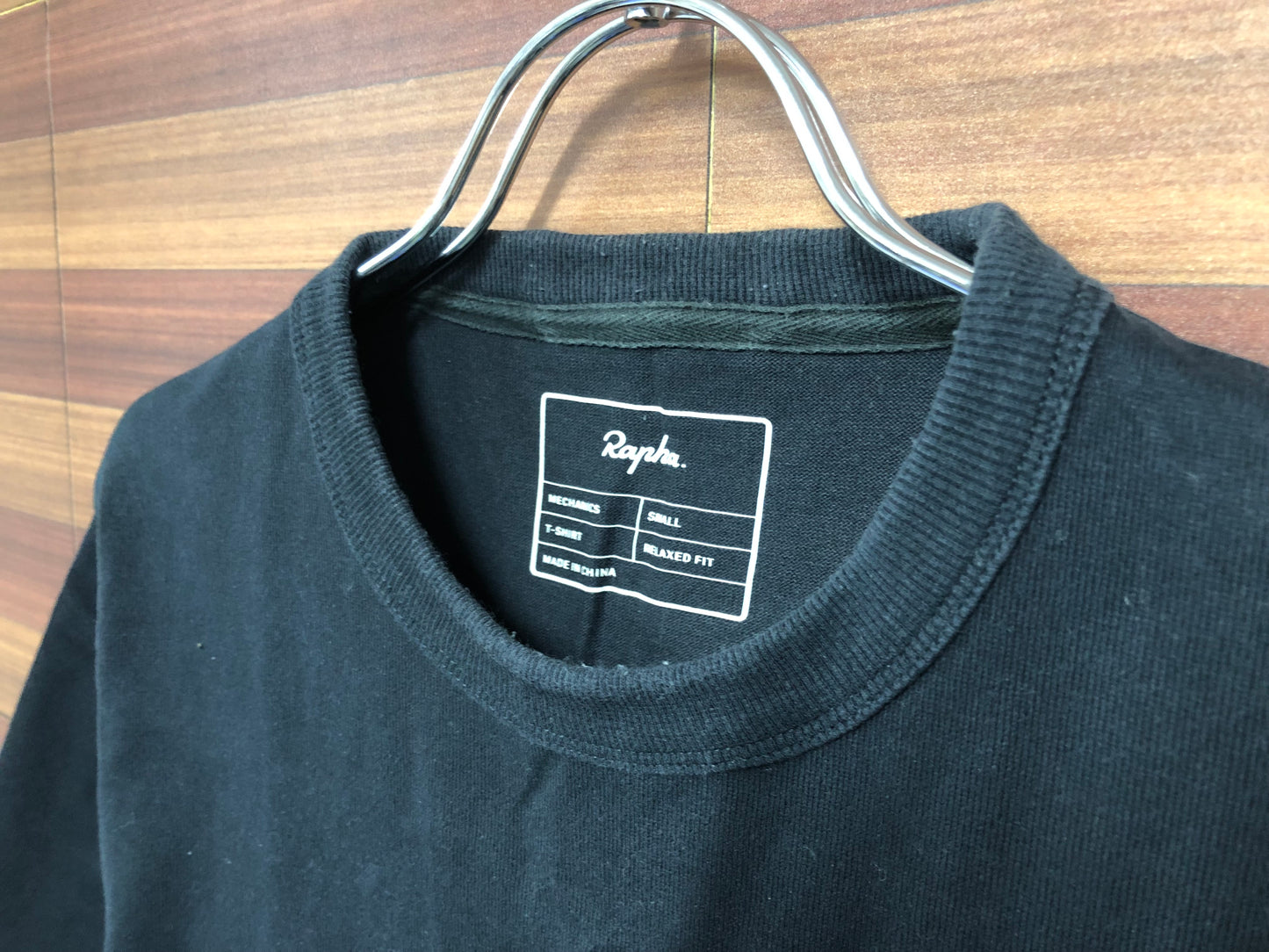 HL809 ラファ Rapha メカニクス Tシャツ MECHANICS T-SHIRT RELAXED FIT 黒 S ※色褪せ
