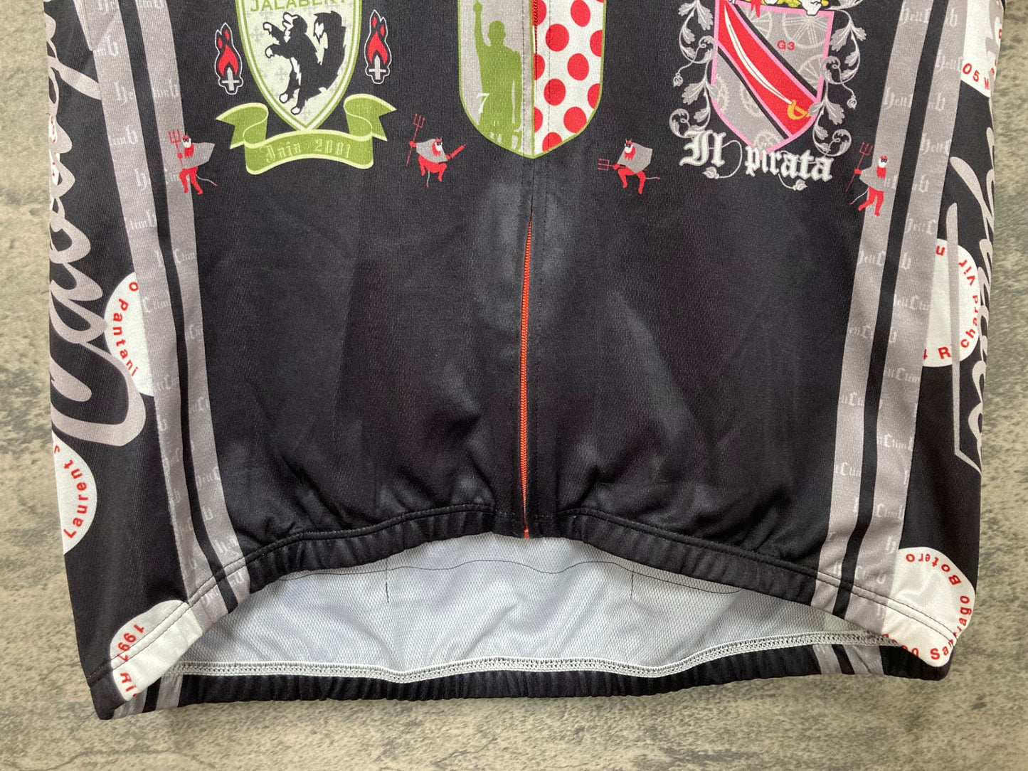 IY640 パンダーニ Pandani 半袖 サイクルジャージ 黒 XL