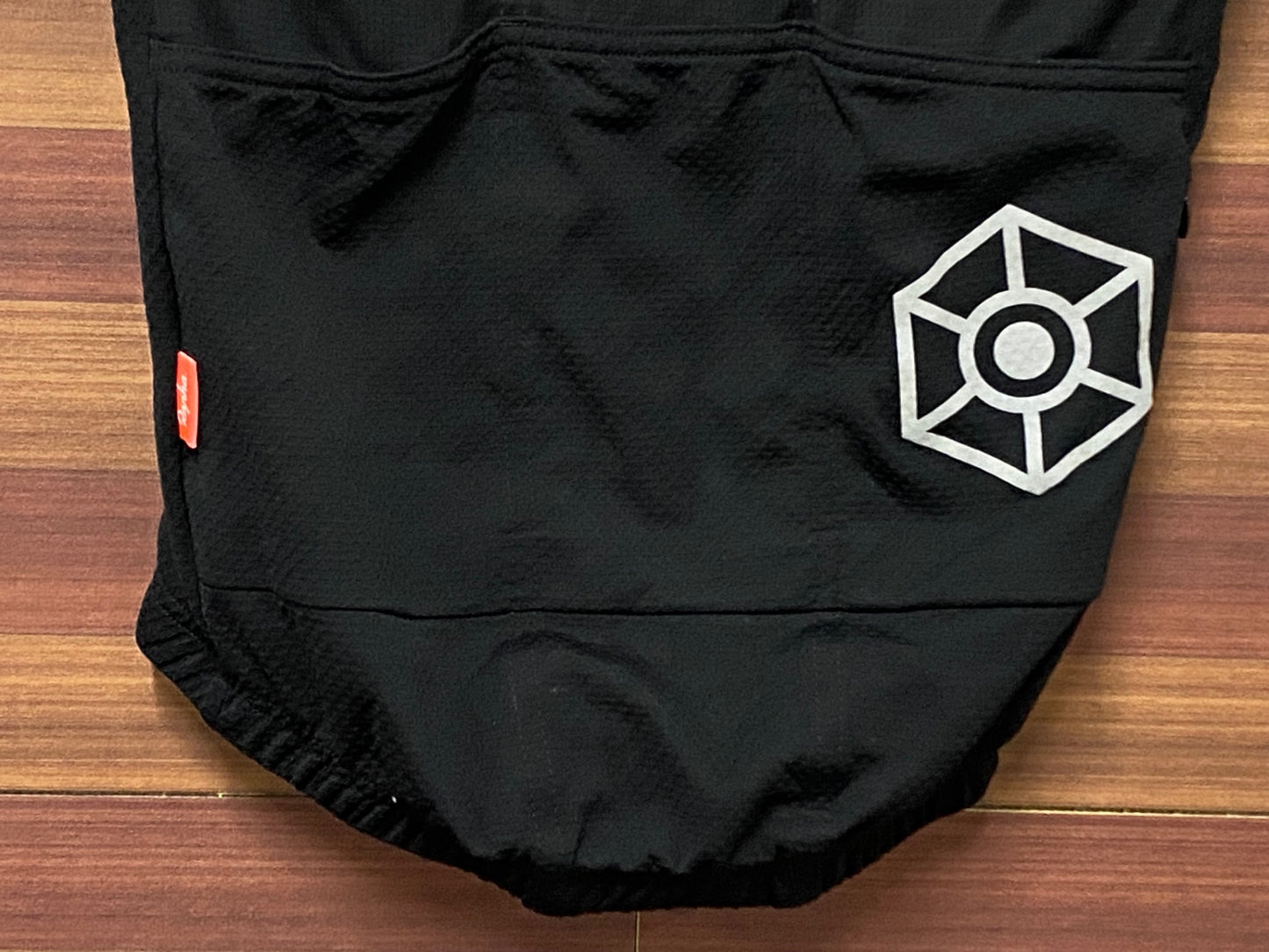 IM761 ラファ Rapha SUPER LIGHTWEIGHT JERSEY 半袖 サイクルジャージ S 黒 ピンク