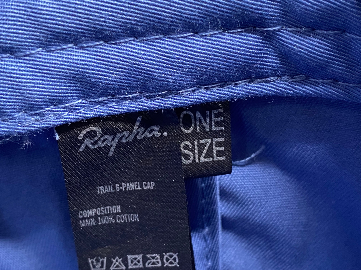 JD334 ラファ Rapha TRAIL G-PANEL CAP サイクルキャップ 青 ワンサイズ