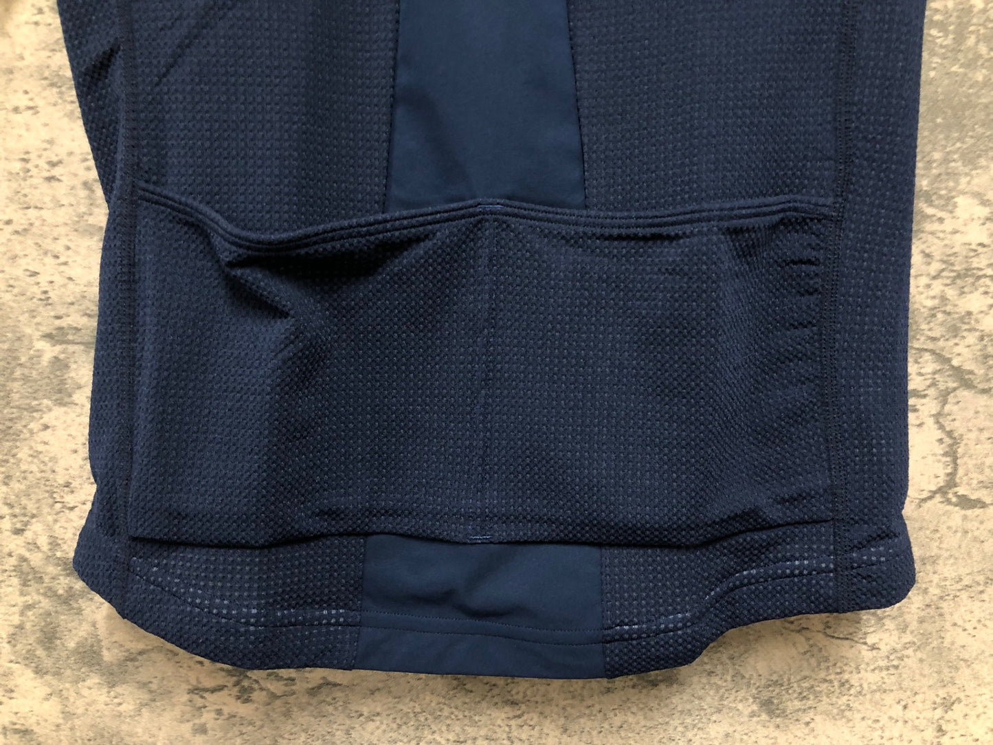 IZ917 ルコックスポルティフ le coq sportif 半袖 サイクルジャージ 紺 M