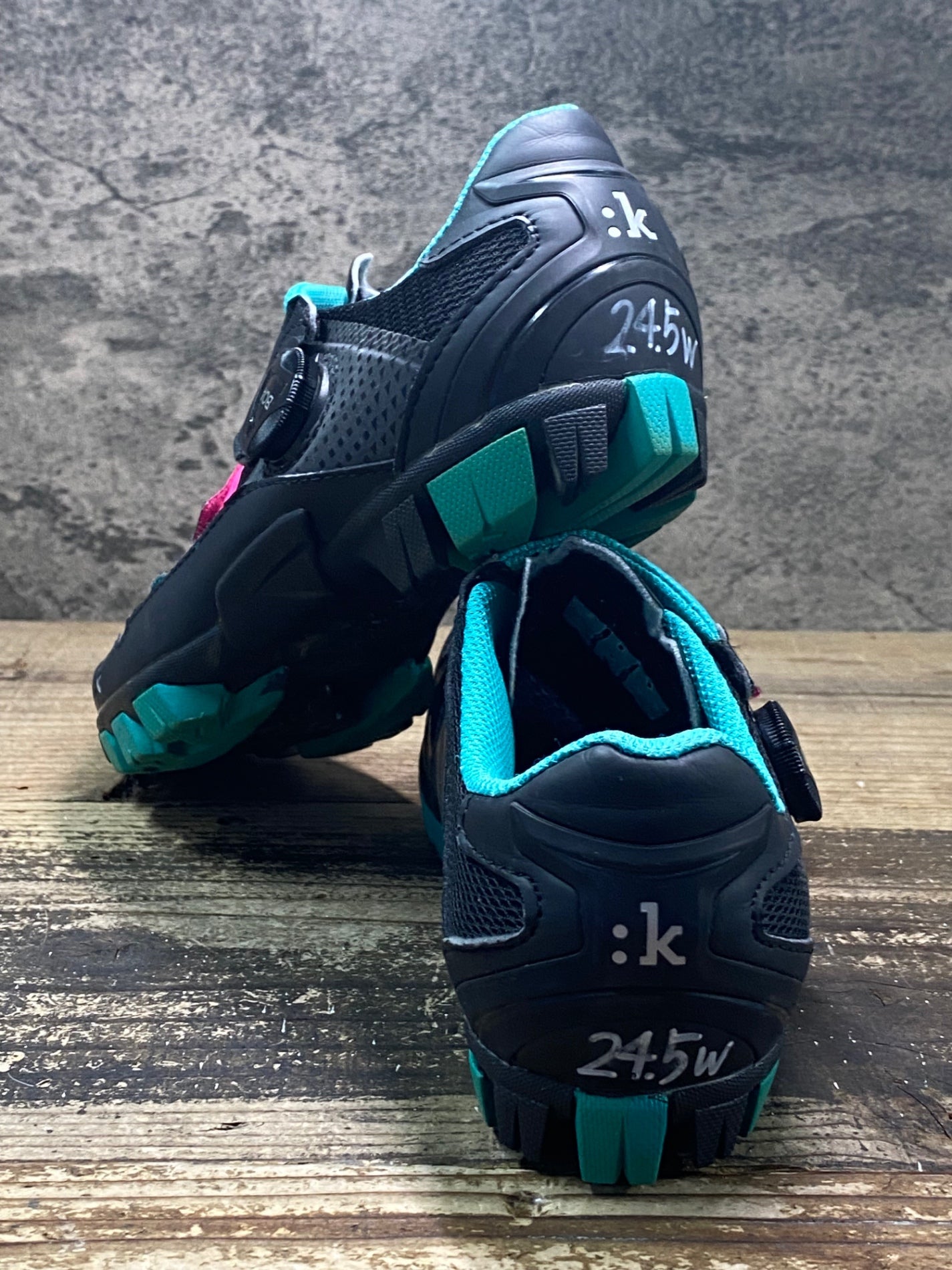 JC681 フィジーク FIZIK M6 MTB ビンディングシューズ 黒 EU38.5 SPD ※ペン字あり