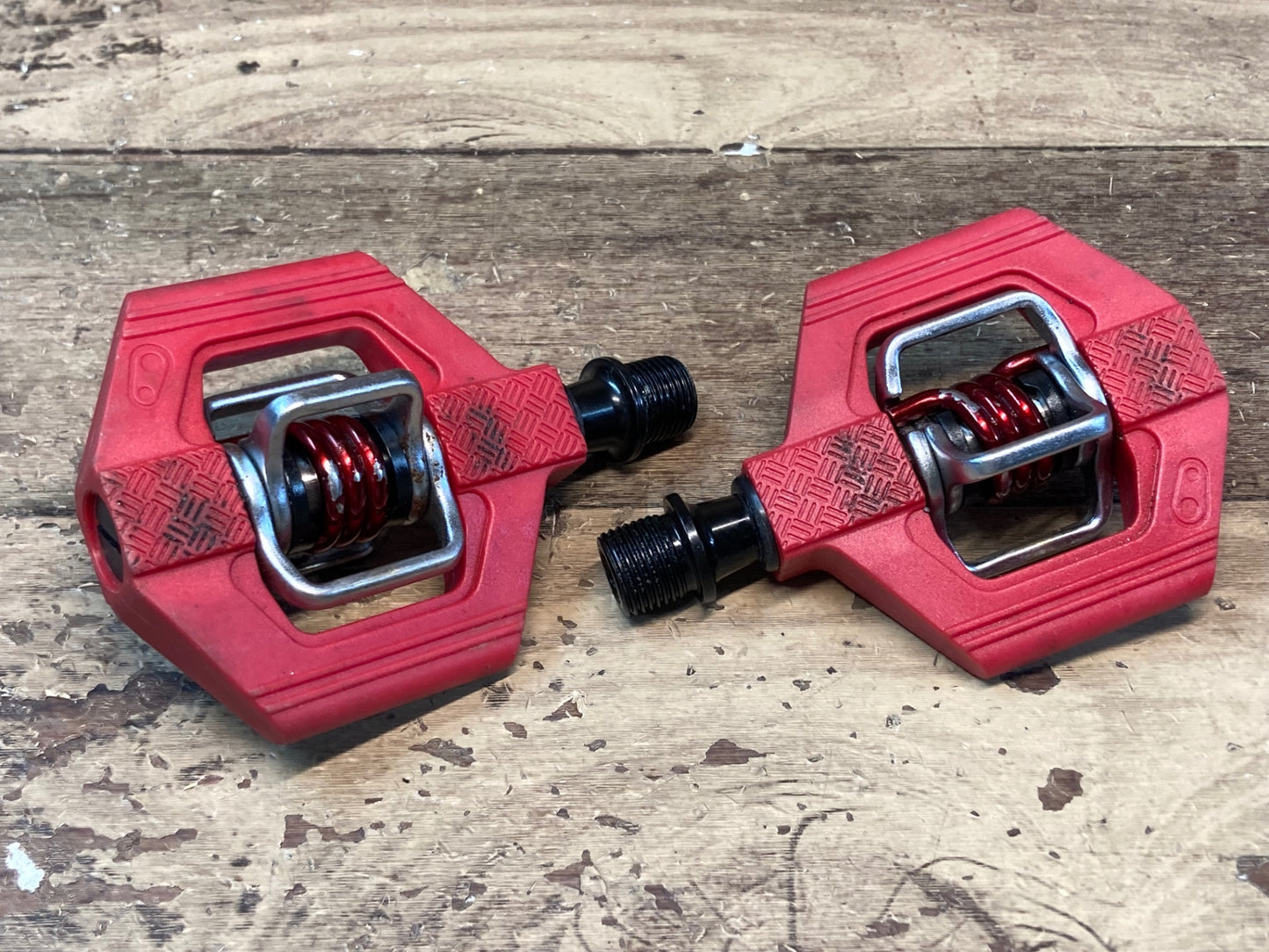 II668 クランクブラザーズ crankbrothers キャンディ CANDY1 ビンディングペダル レッド