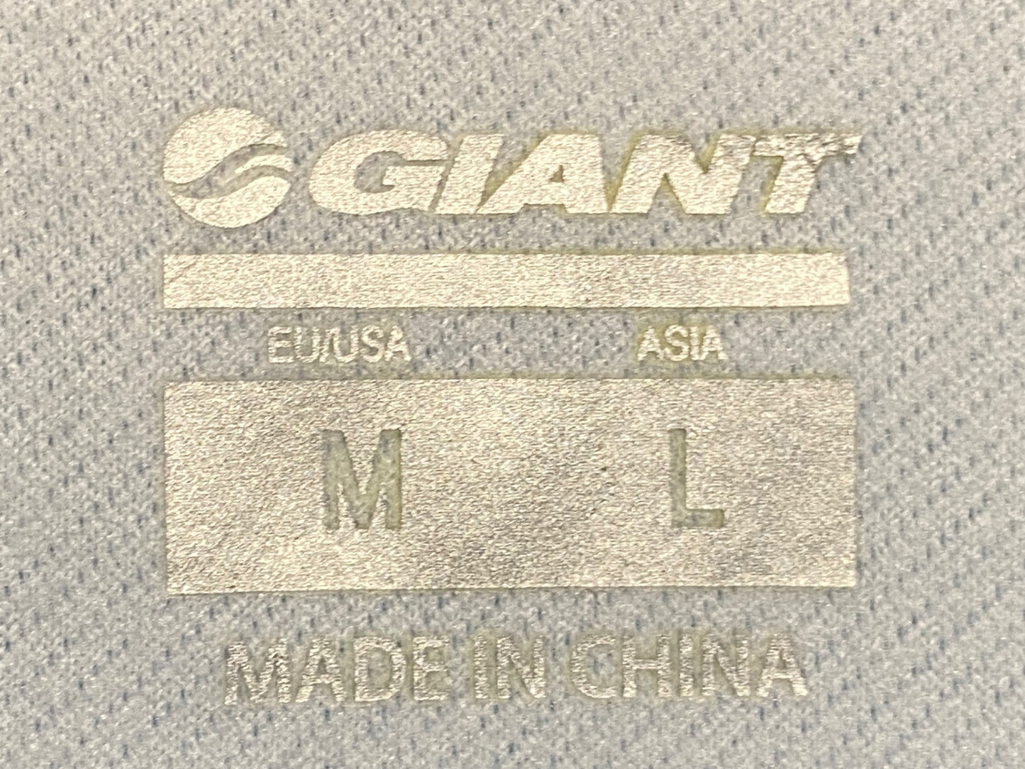 IV902 ジャイアント GIANT 長袖 サイクルジャージ 水 L 裏起毛