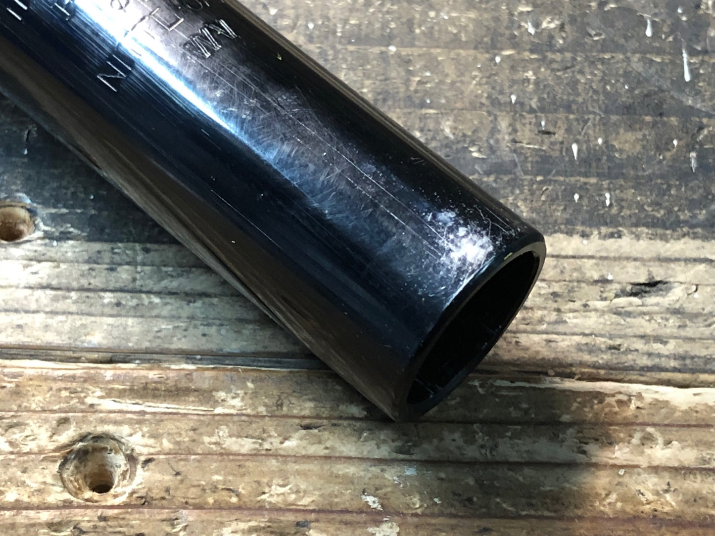 IN963 日東 NITTO S65 アルミ シートポスト Φ27.2 250mm 黒