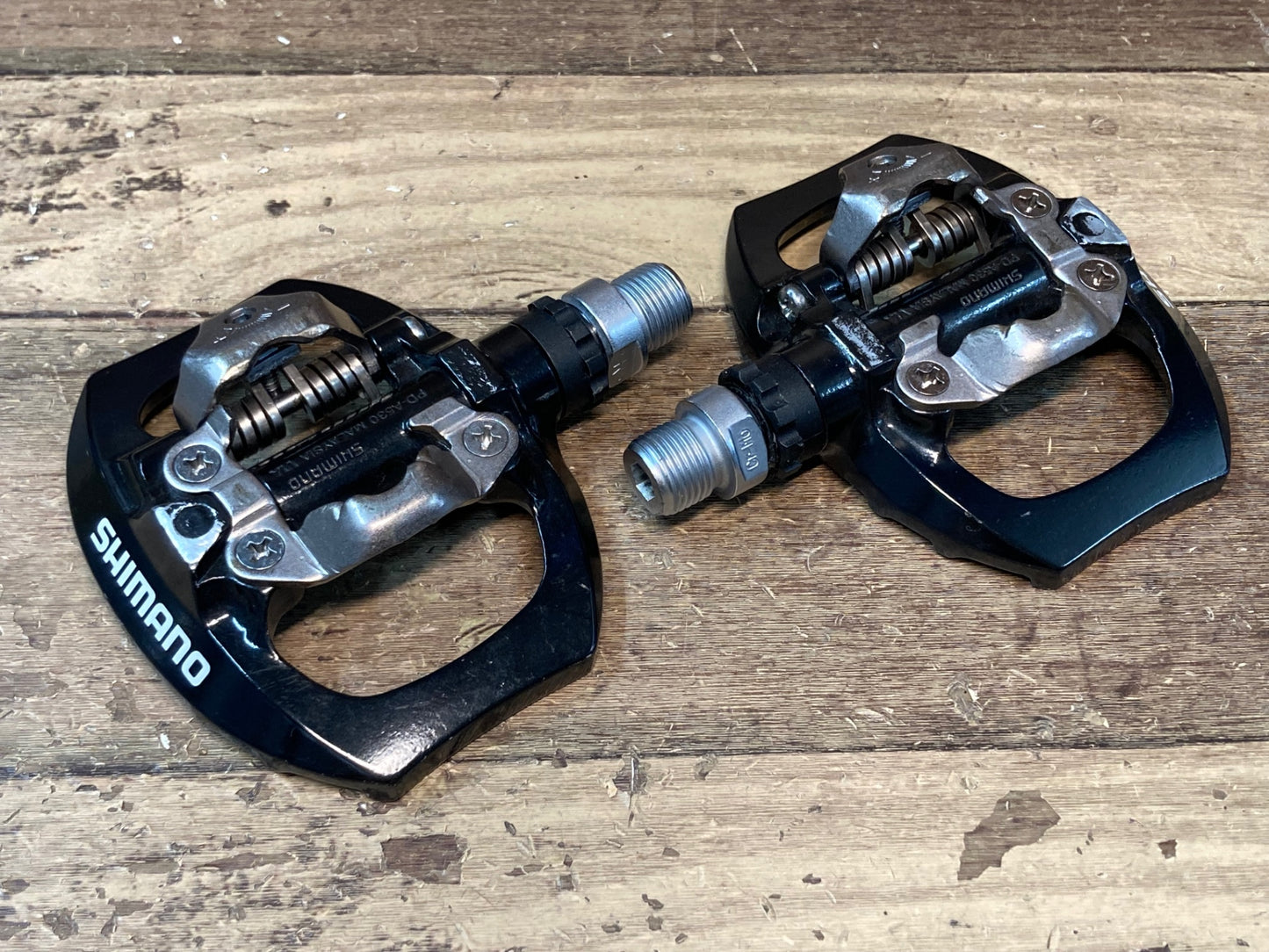 IF229 シマノ SHIMANO PD-A530 ビンディングペダル SPD 片面フラット