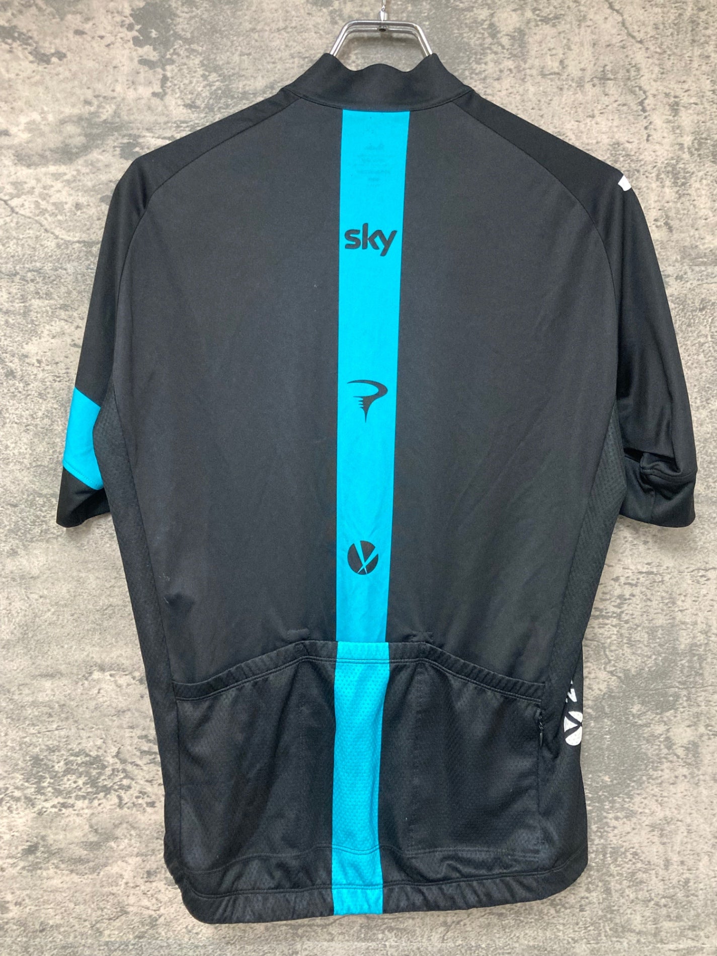 IX924 ラファ Rapha MEN'S REPLICA JERSEY 半袖サイクルジャージ 黒 M TEAM SKY
