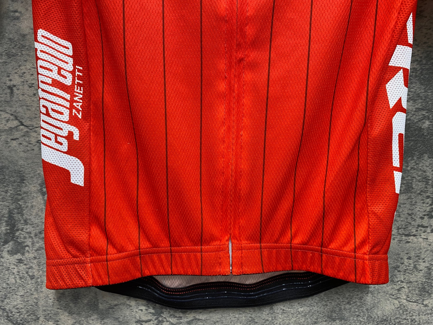 IY725 サンティーニ Santini 半袖 サイクルジャージ 赤 XS TREK Segafredo