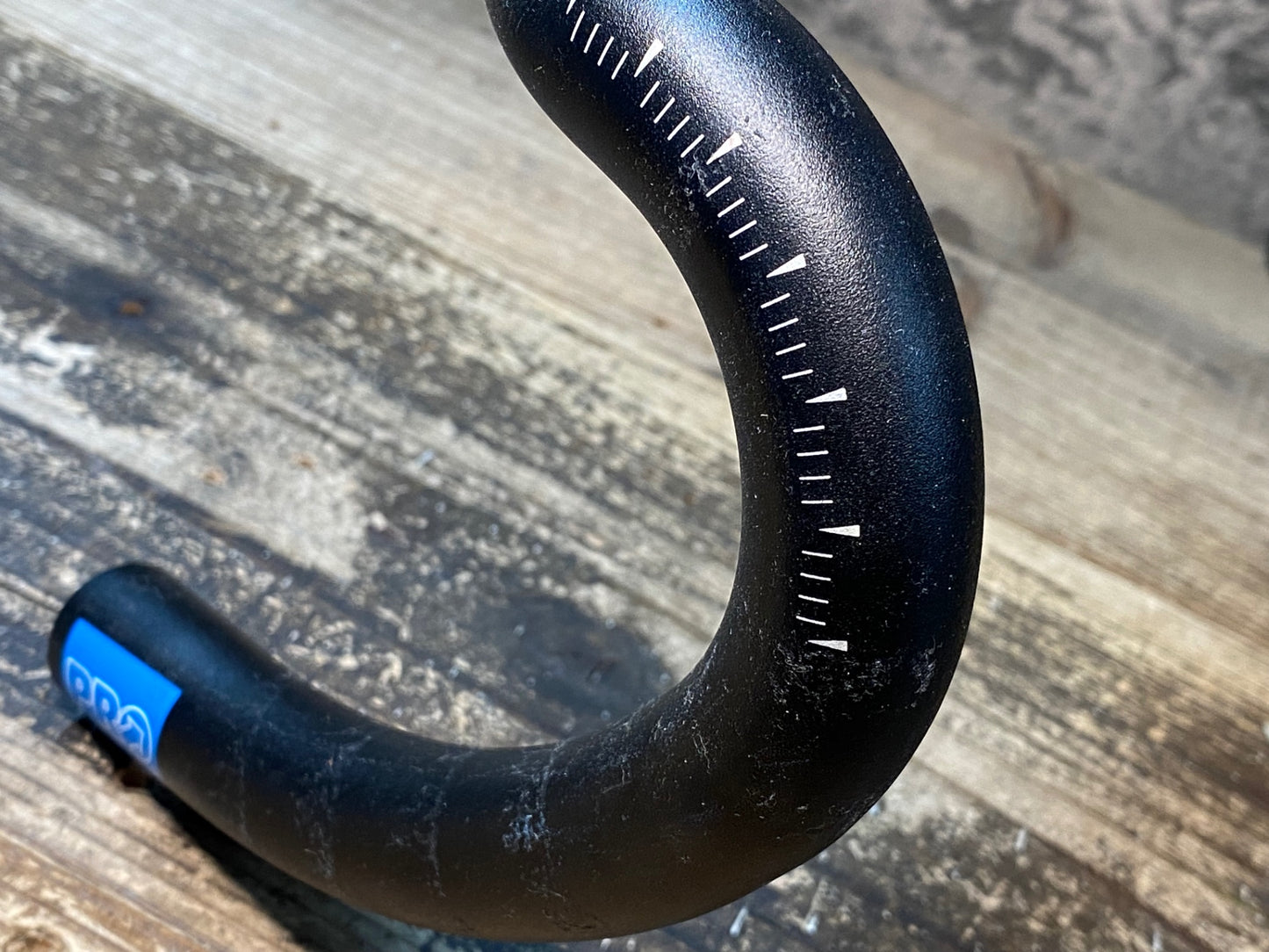 ID637 シマノ SHIMANO プロ PRO PLT アルミドロップハンドル 黒 Φ31.8 エンドC-C400mm