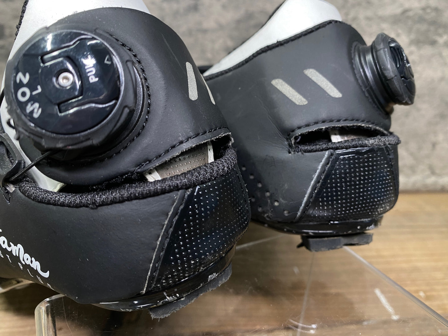 IP326 リンタマン Lintaman アジャストプラス ADJUST PRO PLUS ビンディングシューズ カーボンソール SPD-SL EU40 黒白