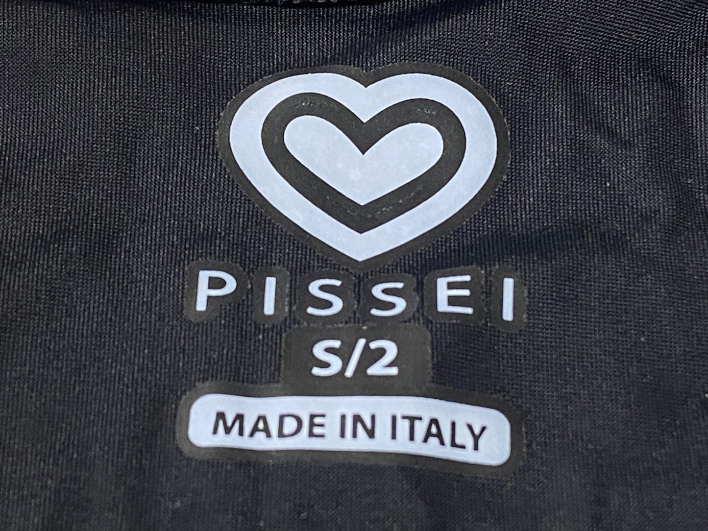 IP968 ピセイ PISSEI 半袖 サイクルジャージ 黒 S/2