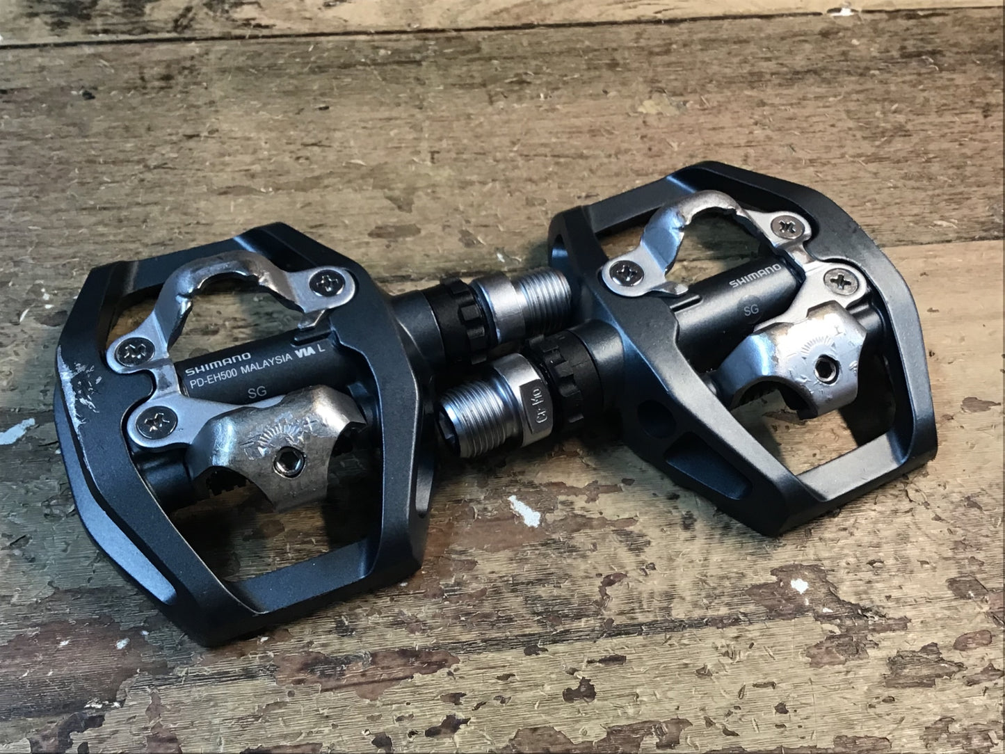 IB747 シマノ SHIMANO PD-EH500 片面 ビンディングペダル SPD グレー