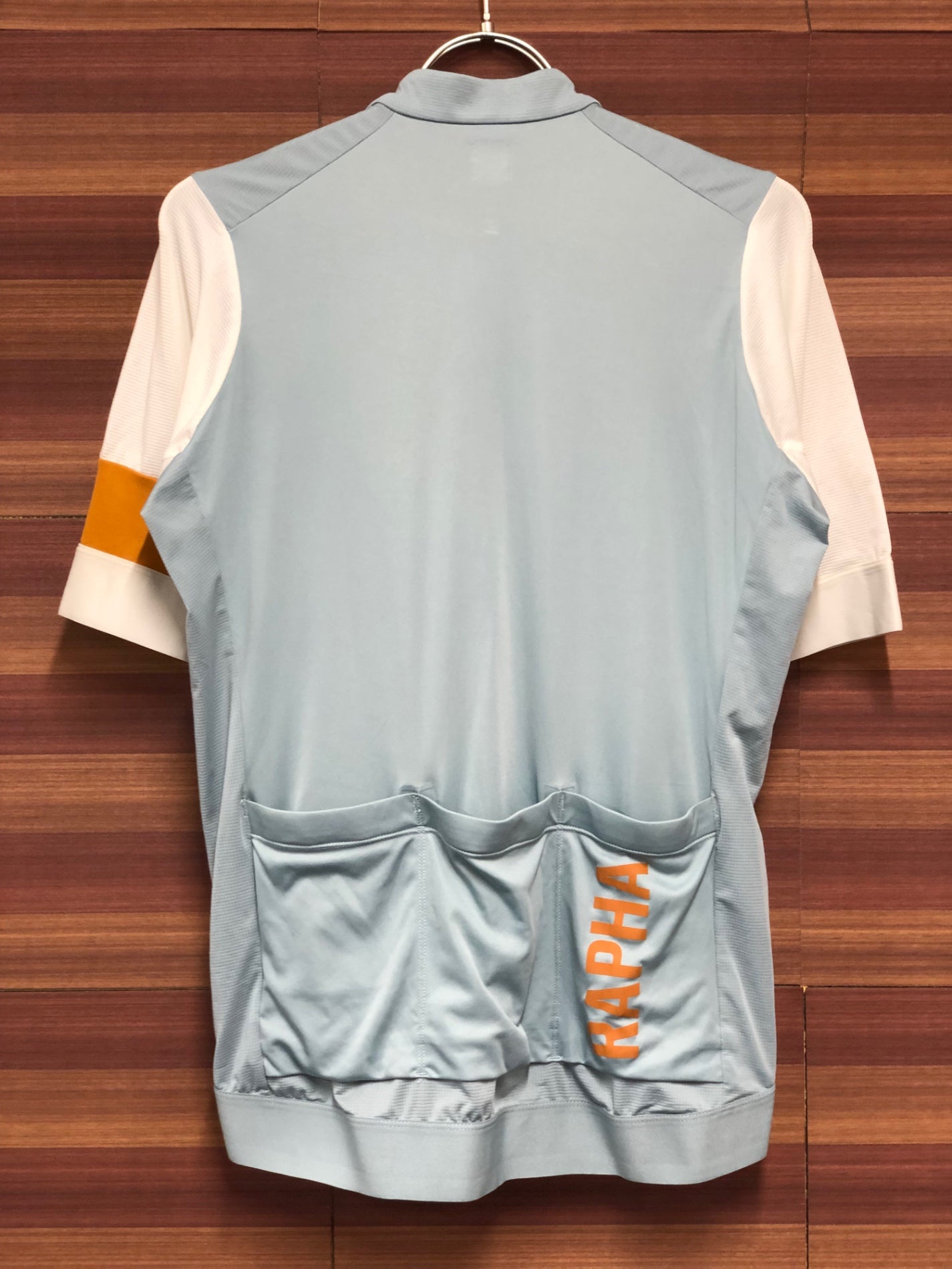 IP678 ラファ Rapha PRO TEAM TRANING JERSEY 半袖サイクルジャージ 水色 M