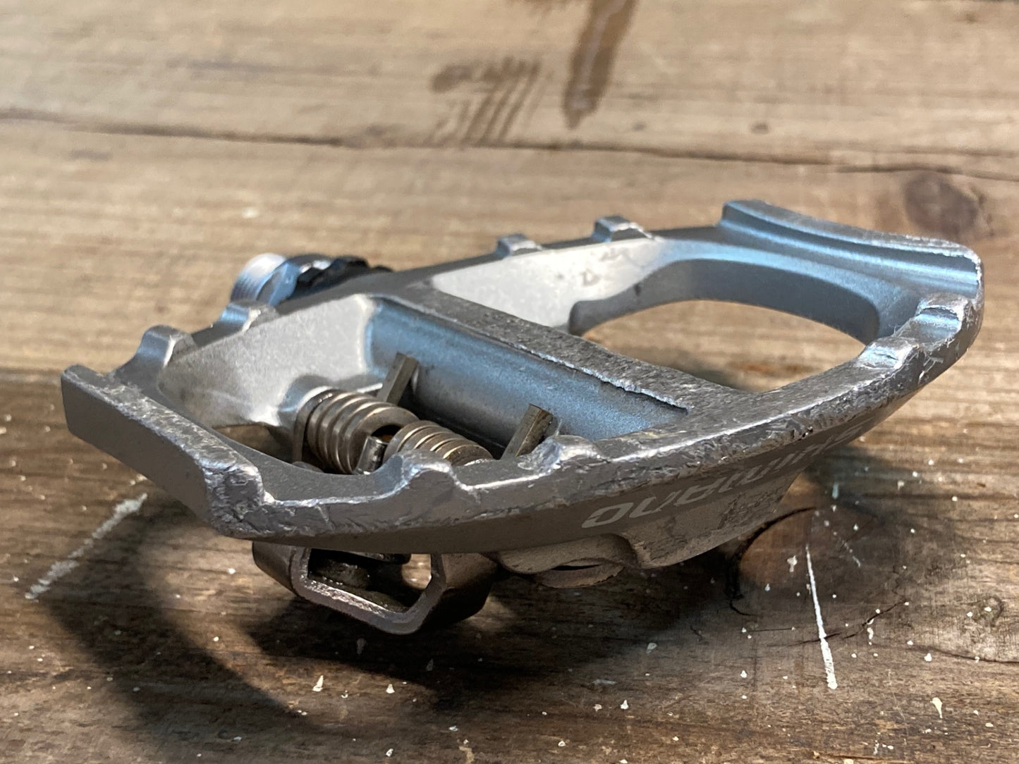 IN433 シマノ SHIMANO PD-A530 ビンディングペダル 片面フラット SPD シルバー