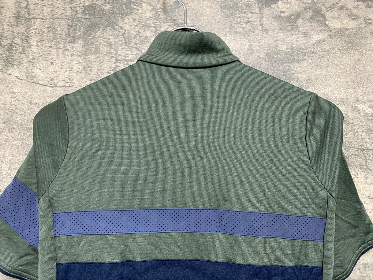 IQ007 ラファ Rapha SOUPLESSE FLYWEIGHT JERSEY AERO BLOCK 半袖サイクルジャージ オリーブ M レディース