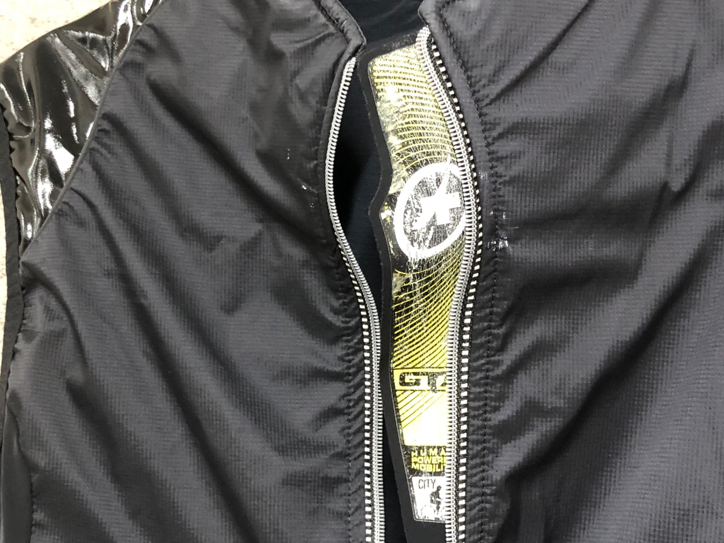 IY023 アソス Assos GT KONIGSHAUBE VEST ジレ サイクルベスト 黒 S