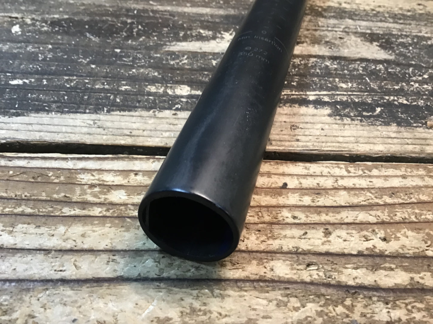 JB243 ブラックインク BLACK INC カーボンシートポスト Φ27.2 350mm 0オフセット