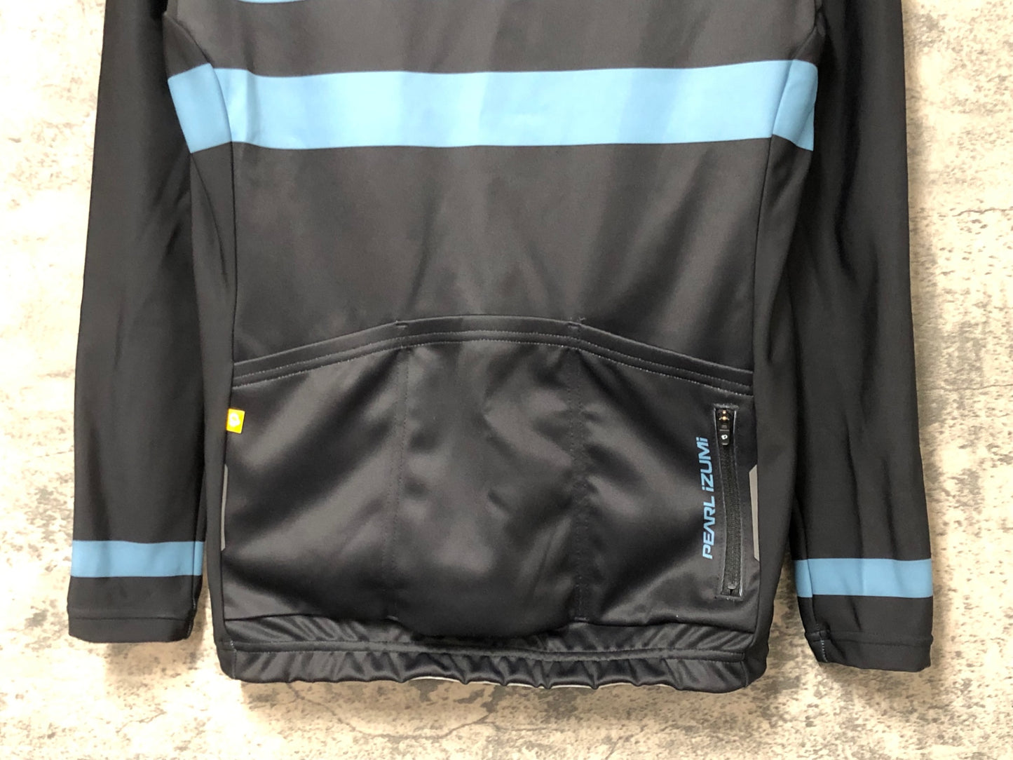 IX597 パールイズミ PEARL iZUMi 長袖サイクルジャージ 裏起毛 黒青 M