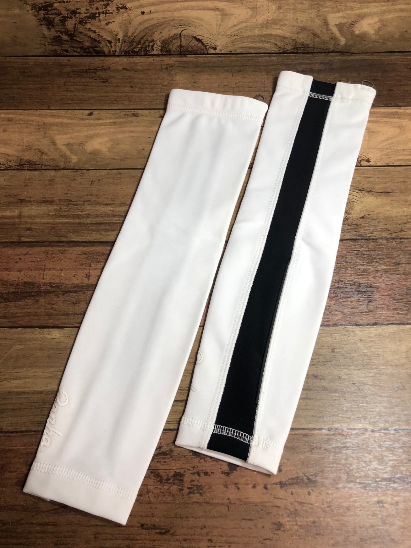 HV311 ラファ Rapha ウォーマー ARM WARMERS 白 S ※汚れ