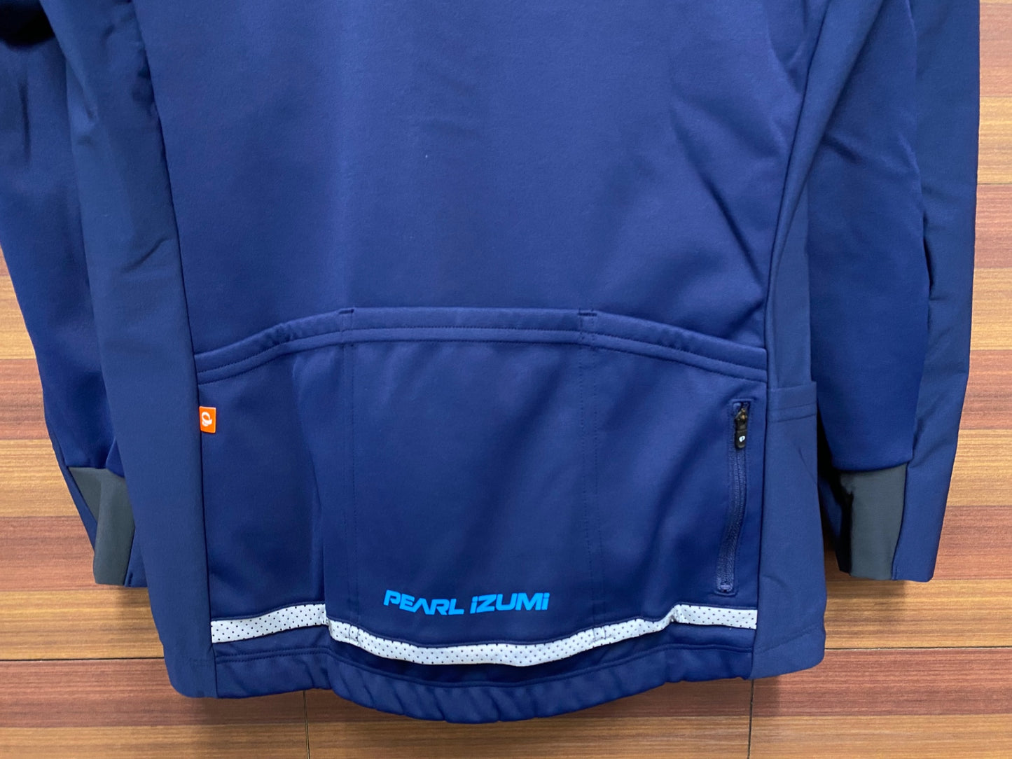 IP342 パールイズミ PEARL iZUMi 長袖 サイクルジャージ ネイビー M 裏起毛