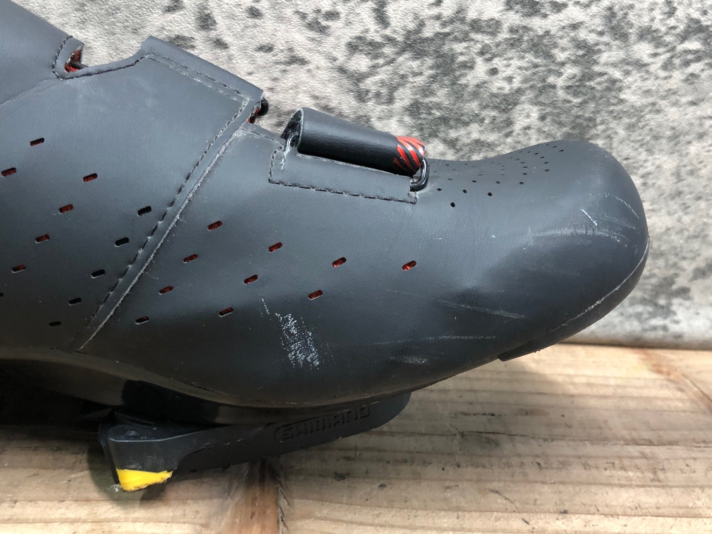 IS477 シマノ SHIMANO RP4 SH-RP400 ビンディングシューズ 黒 EU45E SPD-SL シマノクリート&カバー付き