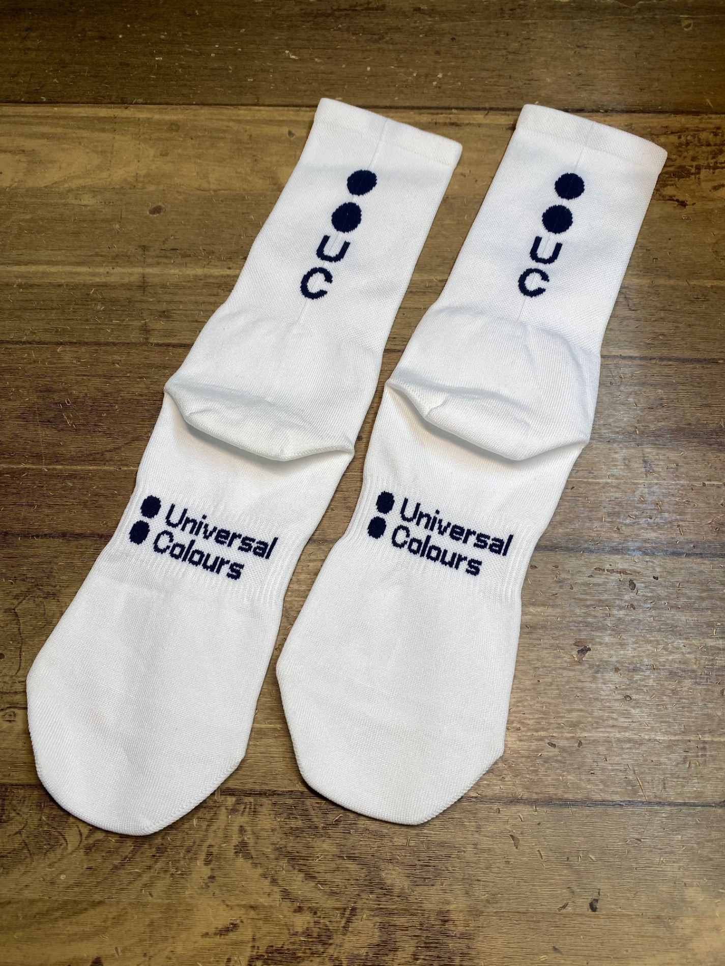 JD986 ユニバーサルカラーズ Universal Colours ソックス 白 S/M