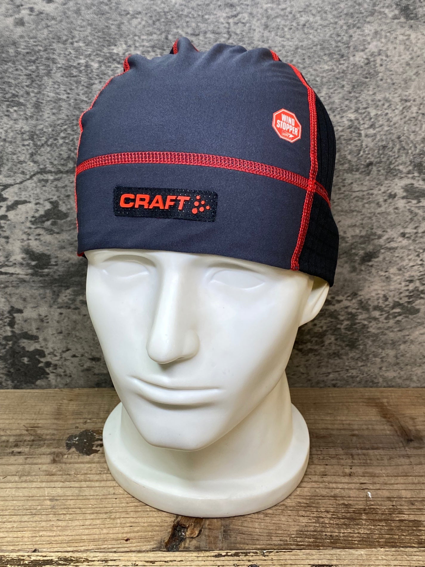 JC664 クラフト CRAFT サイクルキャップ 黒 L/XL WINDSTOPPER