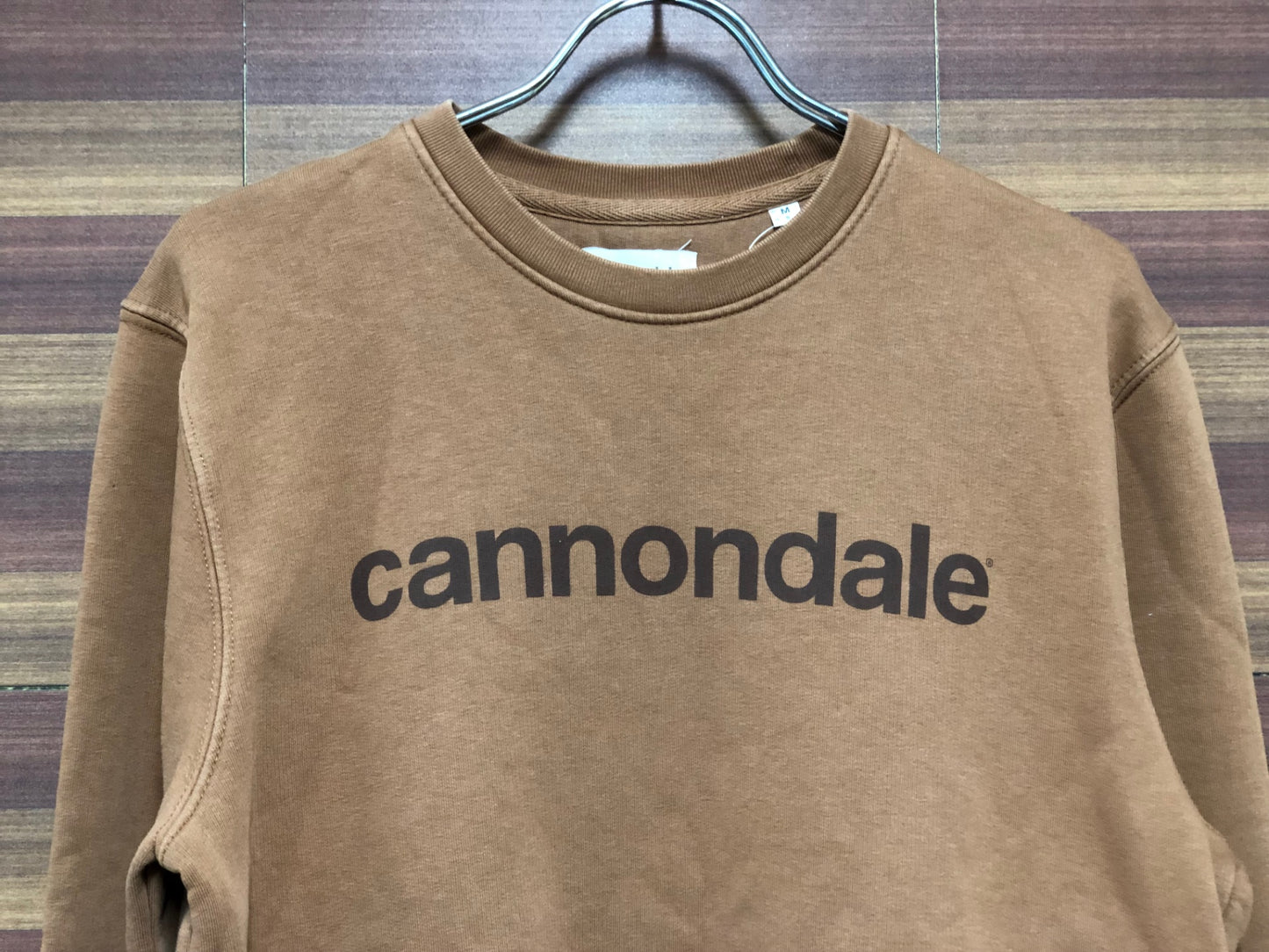 IM077 キャノンデール CANNONDALE スウェット 茶 M 裏起毛