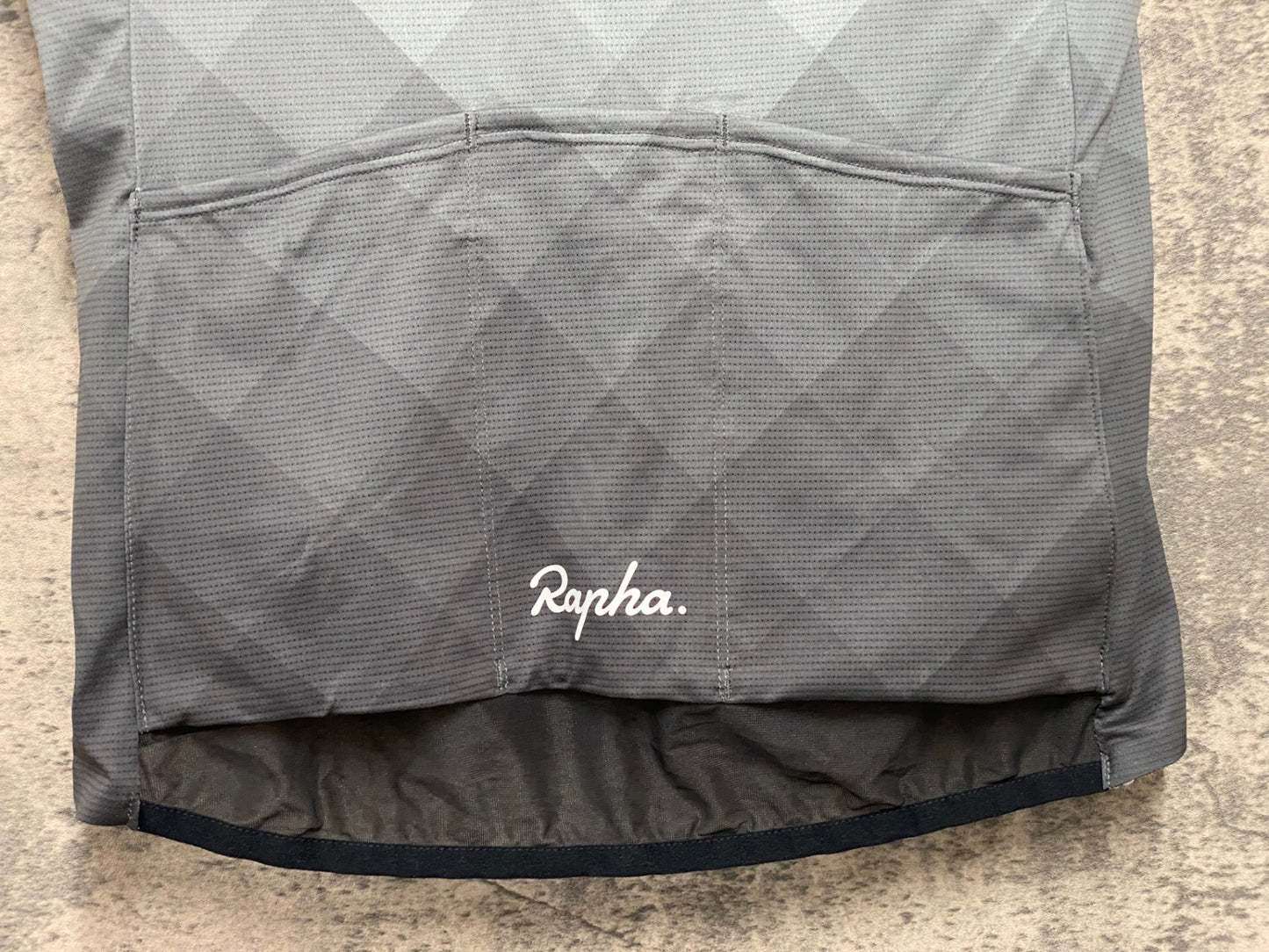 IY520 ラファ Rapha WOMEN'S CLASSIC FLYWEIGHT JERSEY - BLOCK FADE 半袖 サイクルジャージ 白 グレー XS