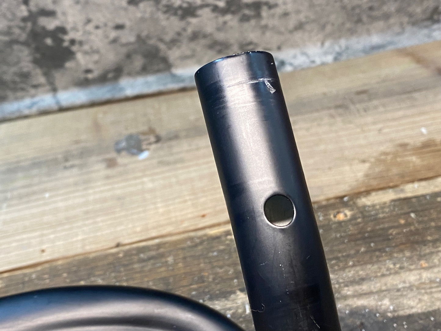 IR672 デダ Deda SUPERZERO アルミ ドロップハンドル 黒 エンドC-C420mm Φ31.7