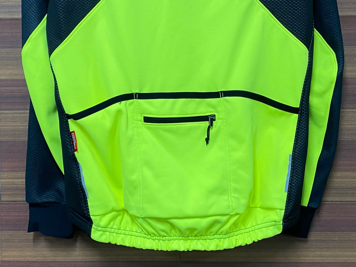 IP592 パールイズミ PEARL iZUMi 長袖 サイクルジャケット 黄 M 裏起毛 WINDBREAK