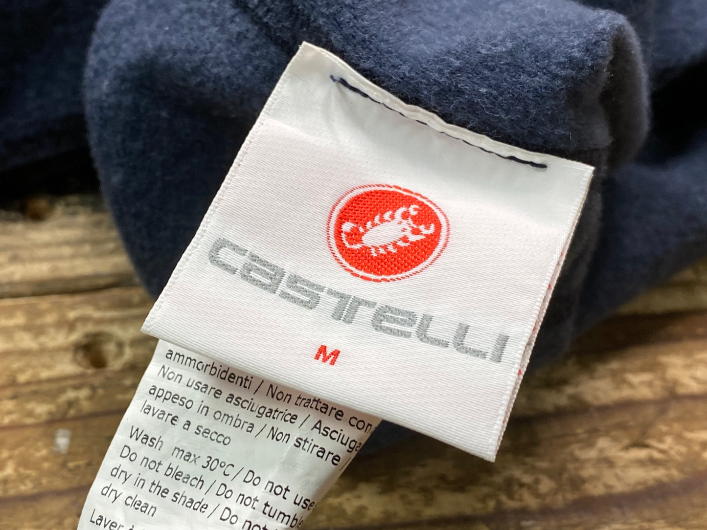 IY996 カステリ CASTELLI ニーウォーマー グレー M 裏起毛