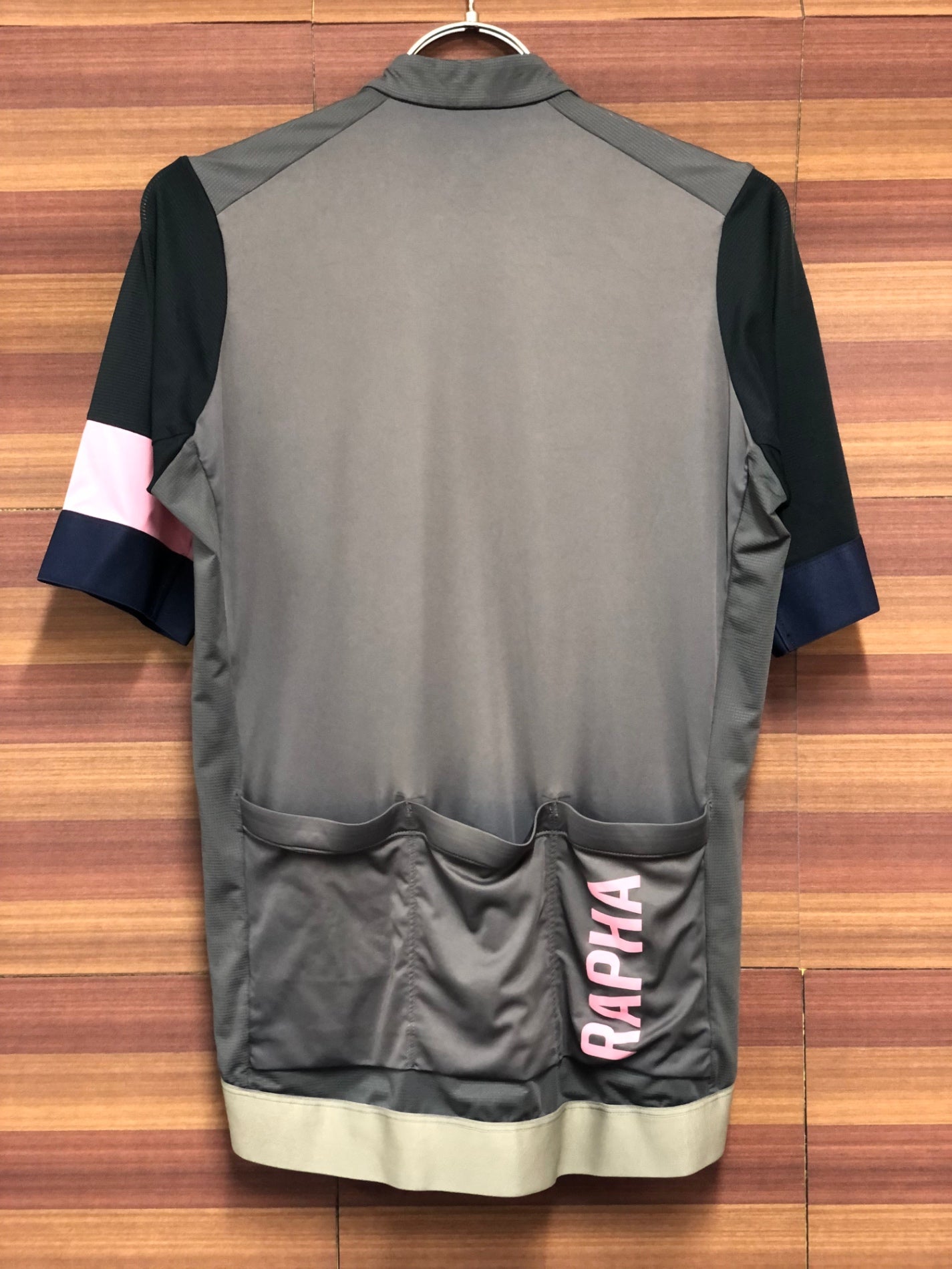 IP677 ラファ Rapha PRO TEAM TRANING JERSEY 半袖サイクルジャージ グレー M