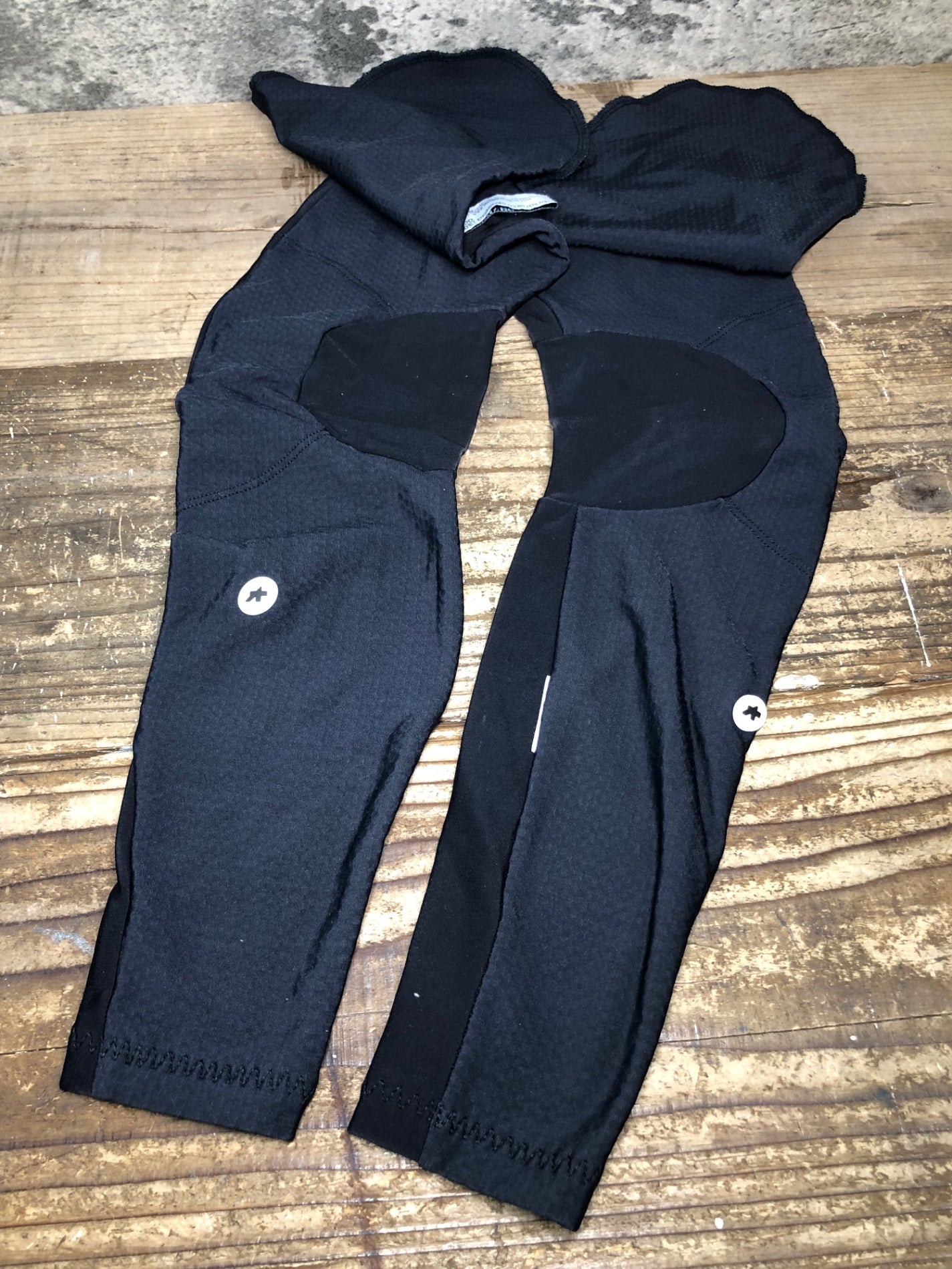 JB318 アソス assos レッグウォーマー 黒 SIZE0
