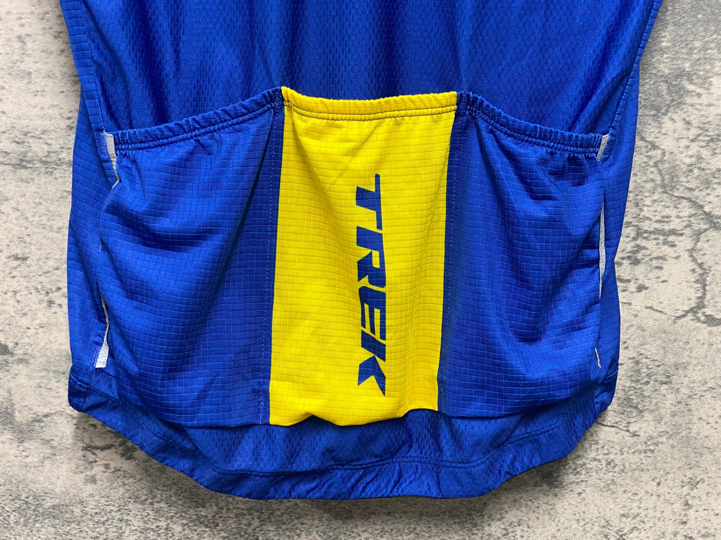 IY341 ボントレガー BONTRAGER 半袖 サイクルジャージ 青 S PENNSYLVANIA