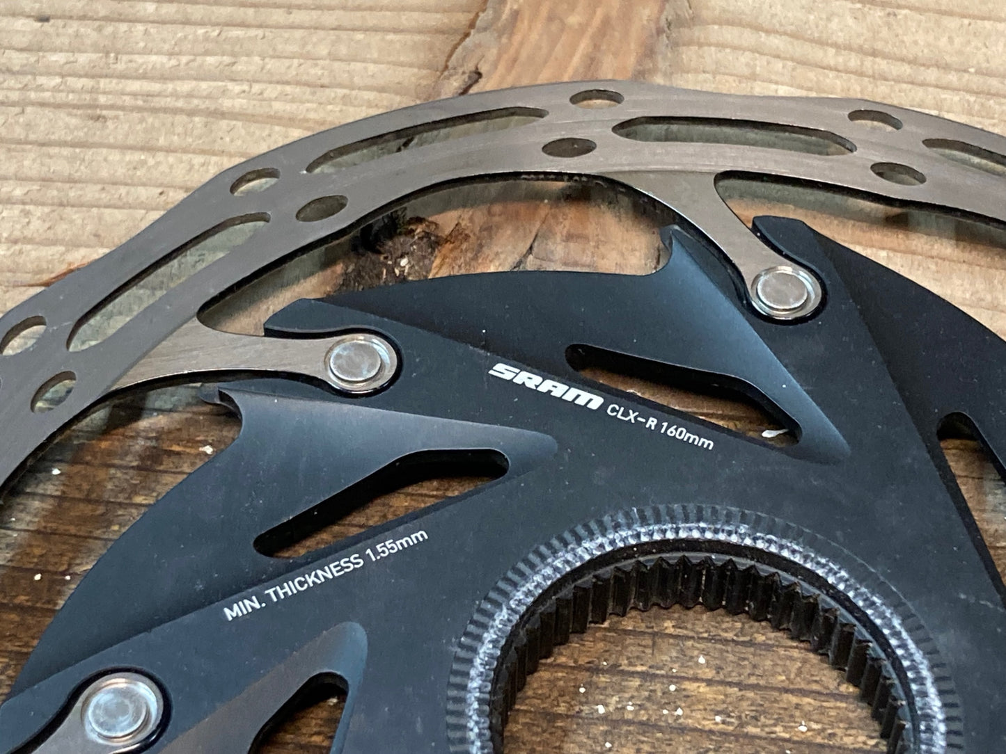 IM229 スラム SRAM CLX-R ディスクブレーキローター Φ160 センターロック 1.62mm ※厚さ僅かのためジャンク