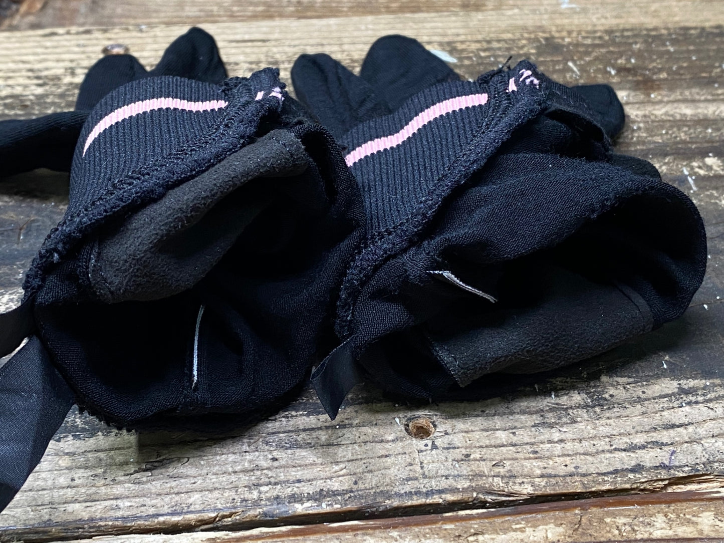 JC626 ラファ Rapha MERINO GLOVES 長指 サイクルグローブ 黒 M