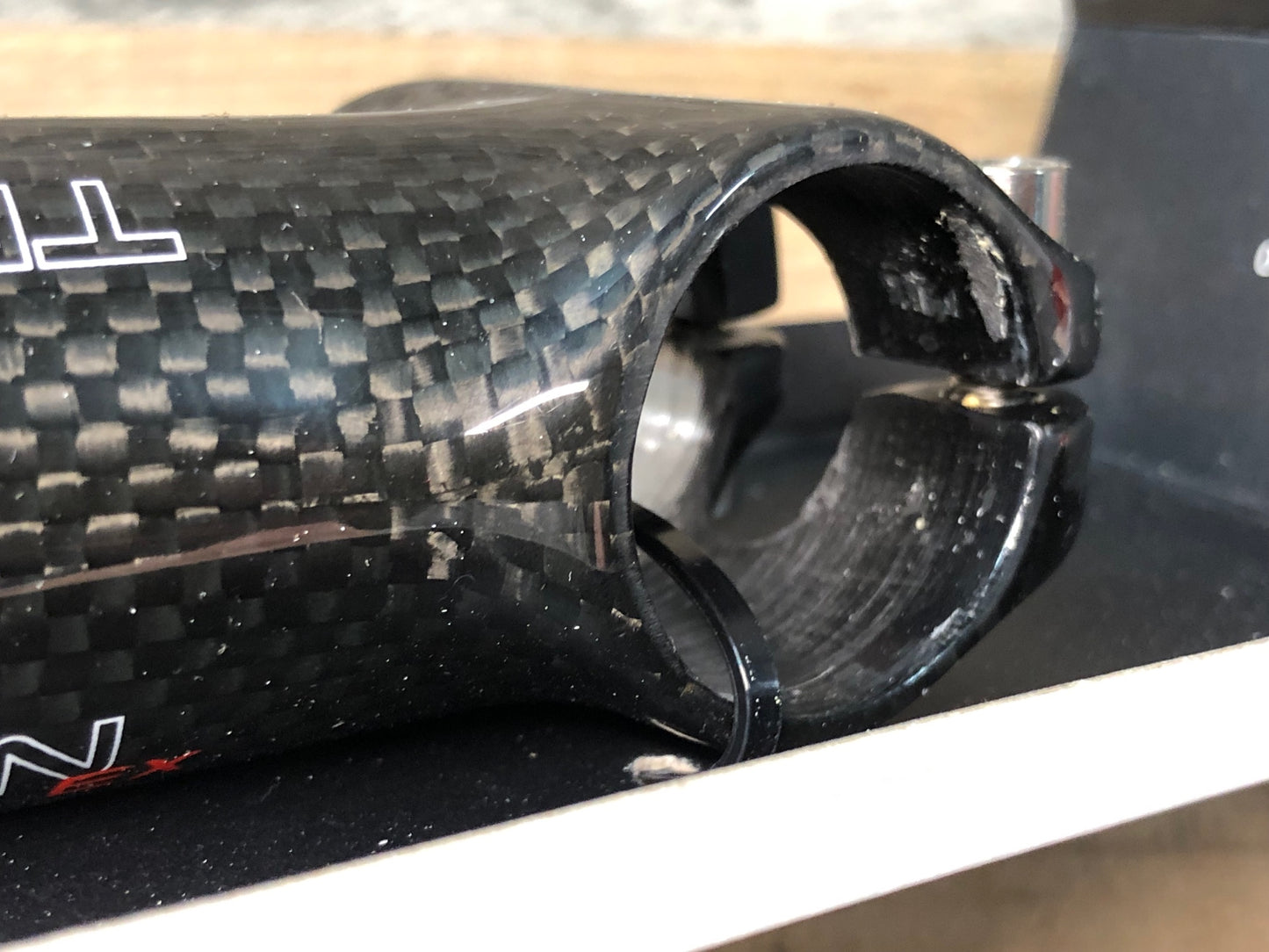 IQ770 トライゴン TRIGON EX カーボンラップ ステム 100mm Φ31.8 OS 未使用